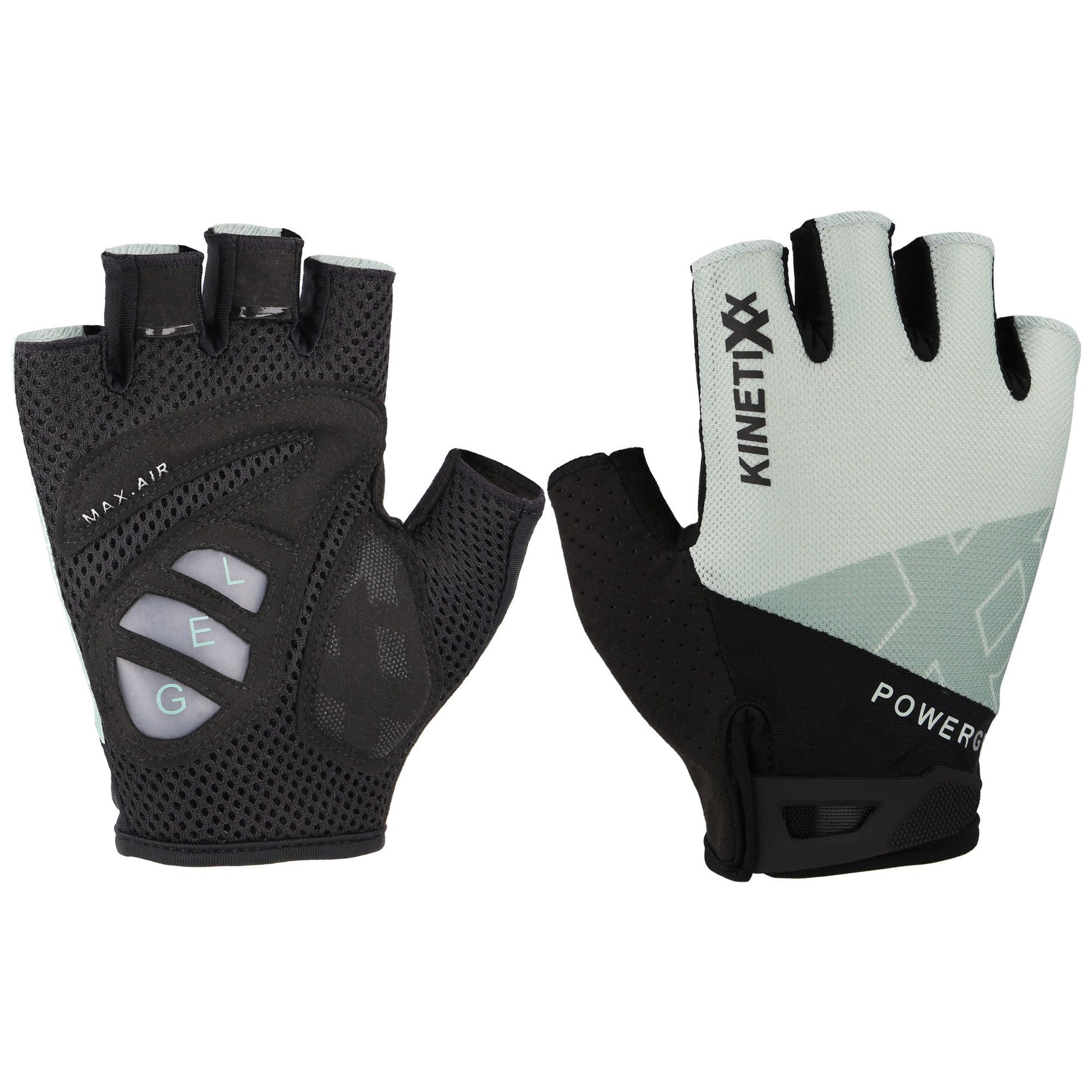 Kinetixx Fahrradhandschuhe KinetiXx LENIAN, MTB & Gravel Fahrradhandschuh mit Gel-Dämpfung (im schwarz, blau, rot und grün) Grip, Atmungsaktiv, Stoßdämpfend, Reflektierend