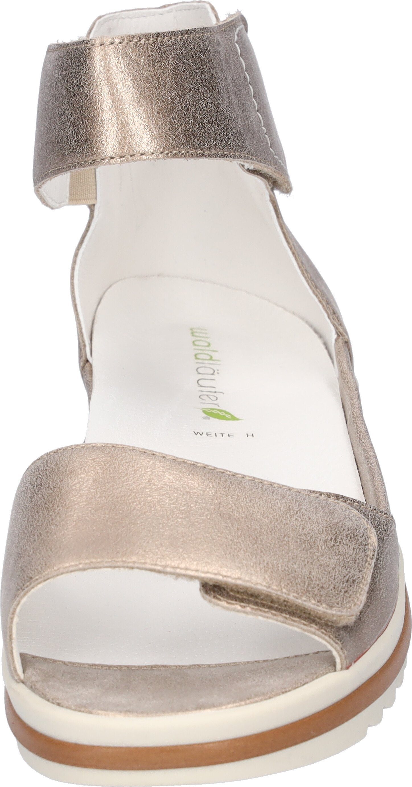 Waldläufer HAKURA Sandale, Sommerschuh, Sandalette, Keilabsatz, in Komfortweite H (sehr weit)
