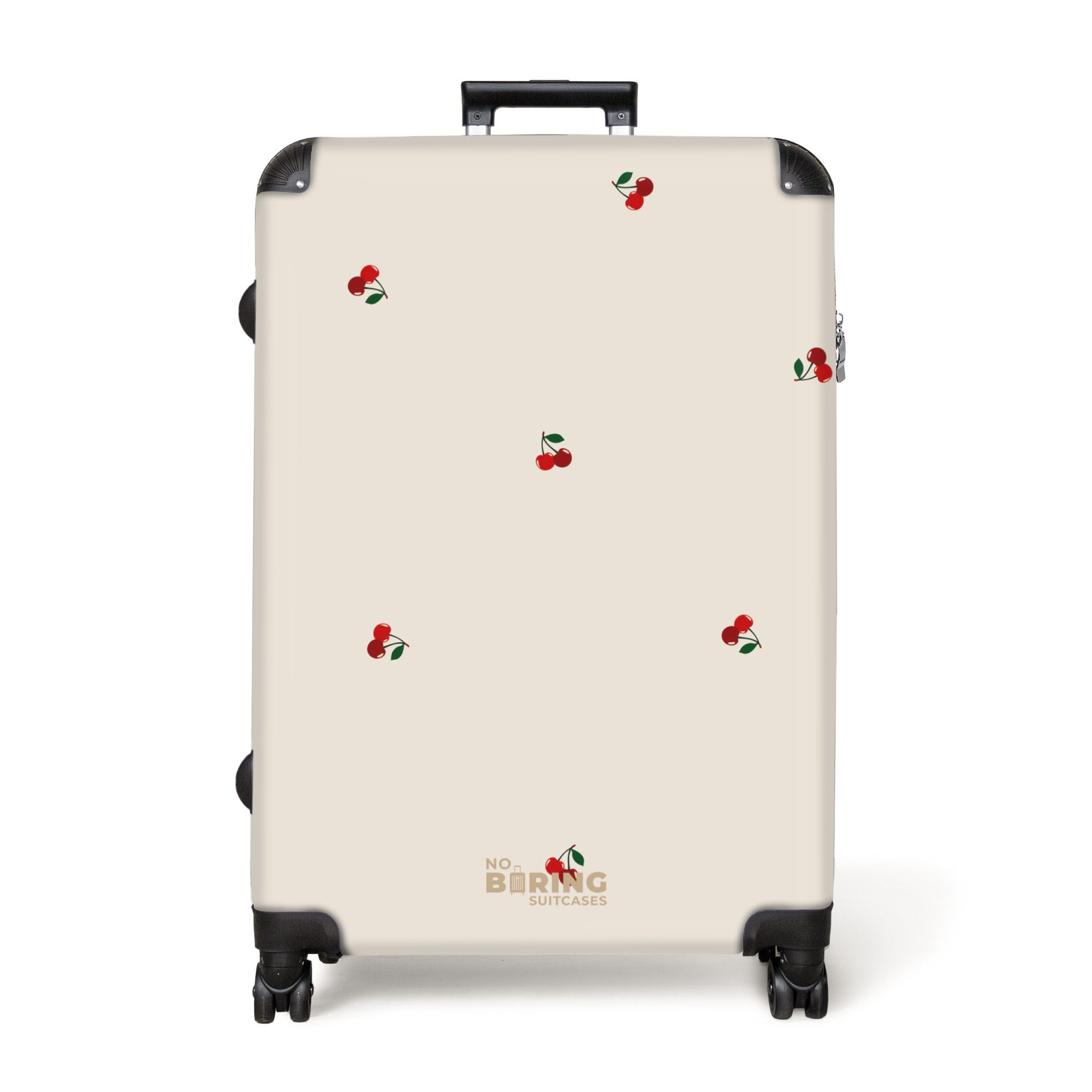 NoBoringSuitcases.com© Hartschalen-Trolley Beigefarbener Hintergrund mit Mu günstig online kaufen