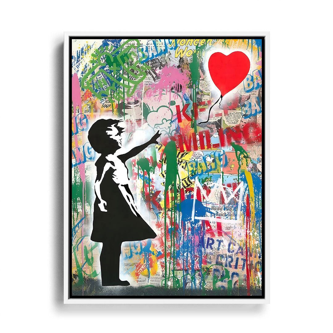 Wandbild Follow your Heart