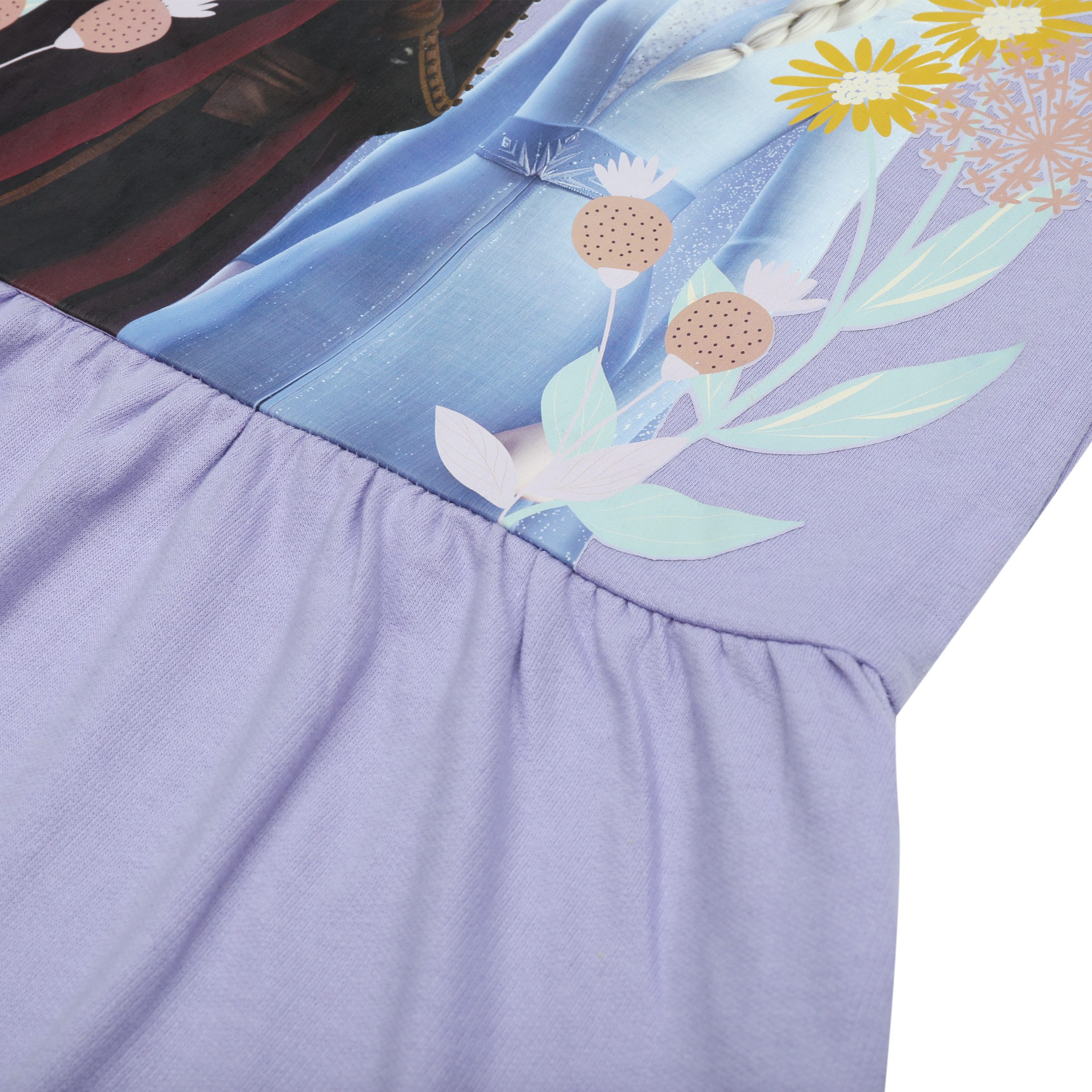 Frozen Sweatkleid Eiskönigin Kleid Anna und Elsa langarm mit Anna und elsa