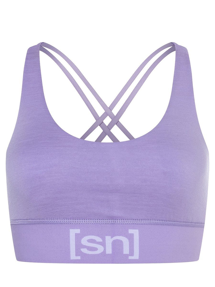SUPER.NATURAL Sport-BH für Damen aus Merino W SUPER TOP mit gekreuzten Träg günstig online kaufen