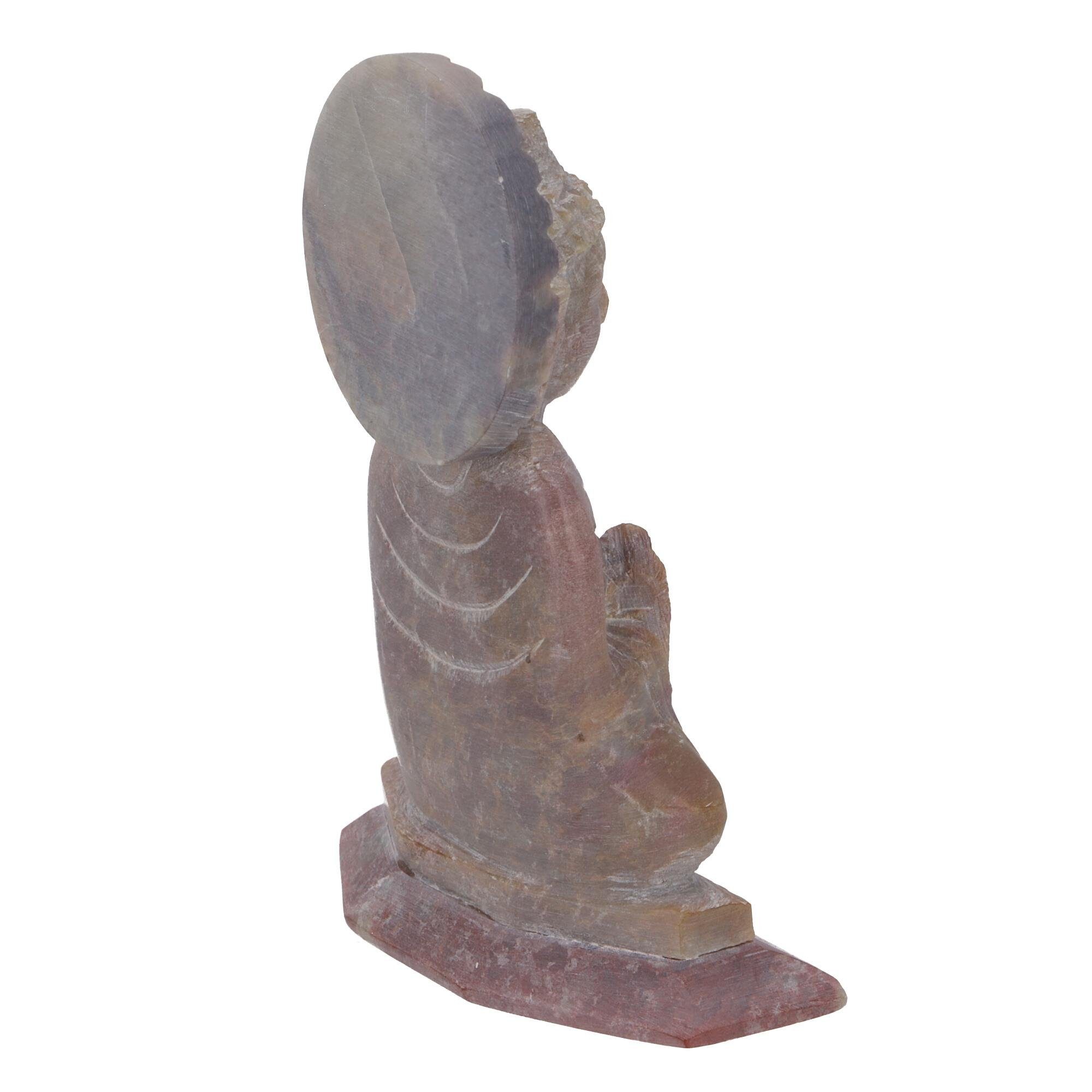 Guru-Shop Buddha Buddhafigur Buddhafigur -.. aus Skultur Speckstein,