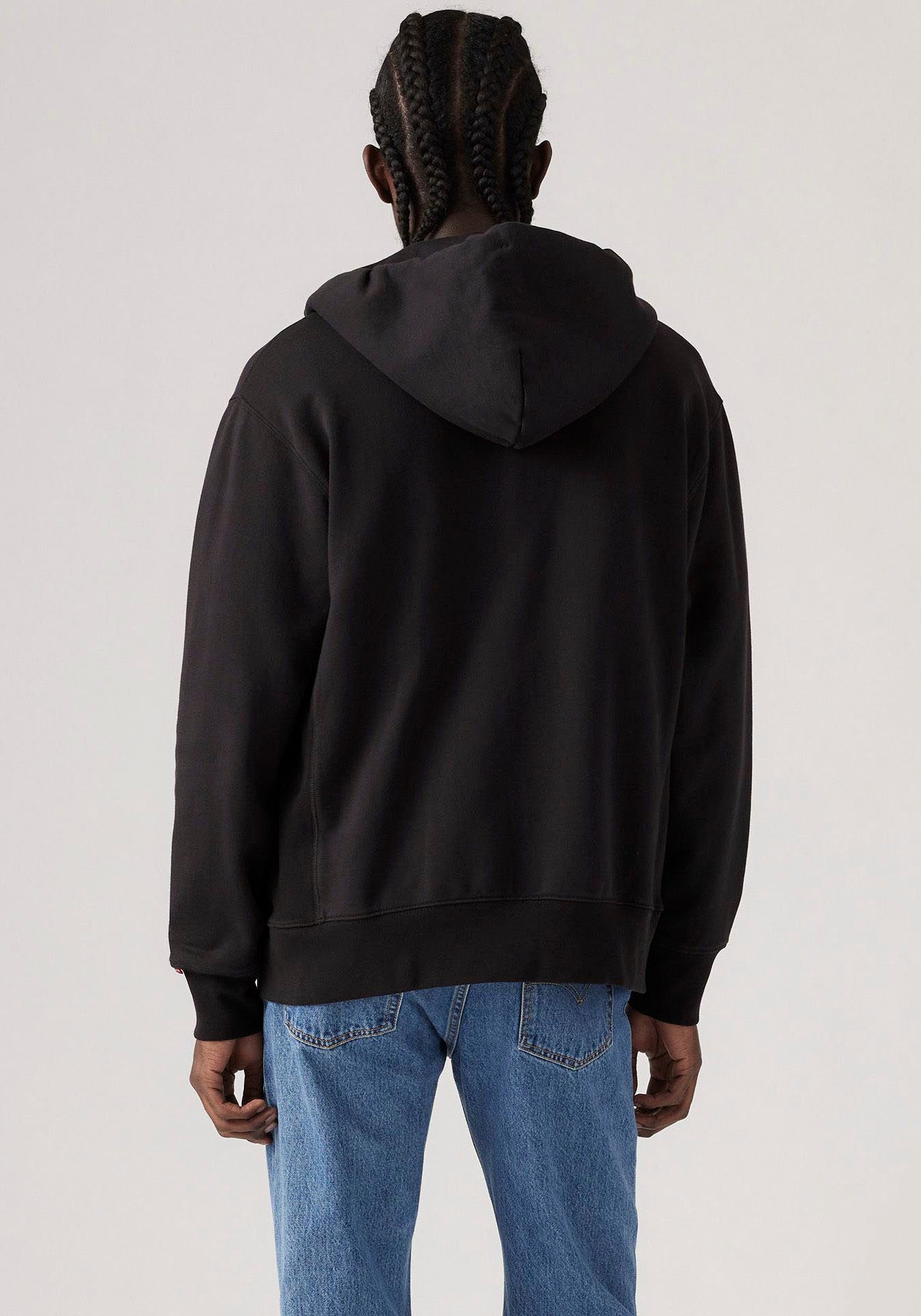 Levi's® Kapuzensweatjacke mit Logo-Stickerei