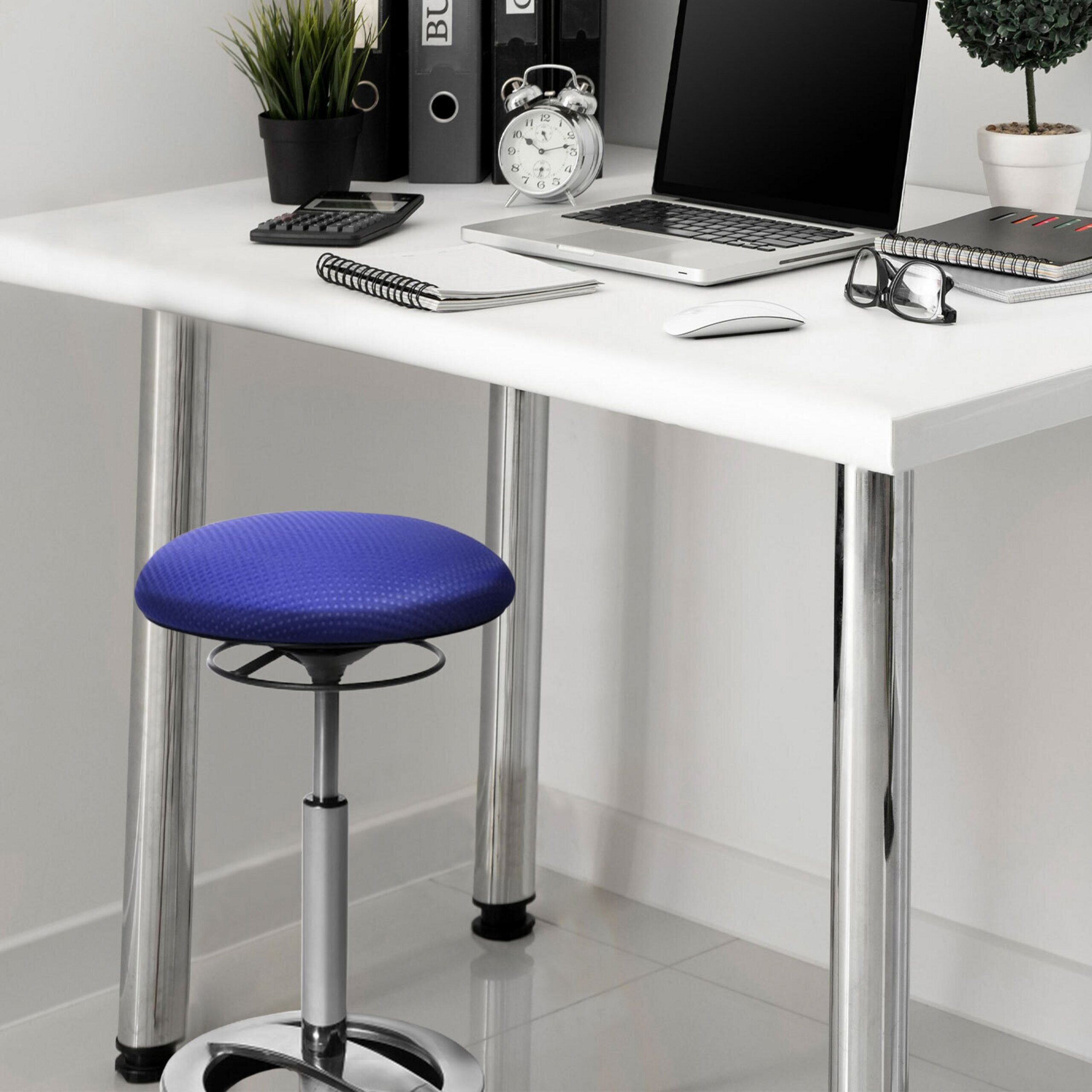 TOPSTAR Stehhilfe SITNESS HIGH BOB Arbeitshocker Stoff Höhe 70.0 cm, Ergonomischer Hocker höhenverstellbar
