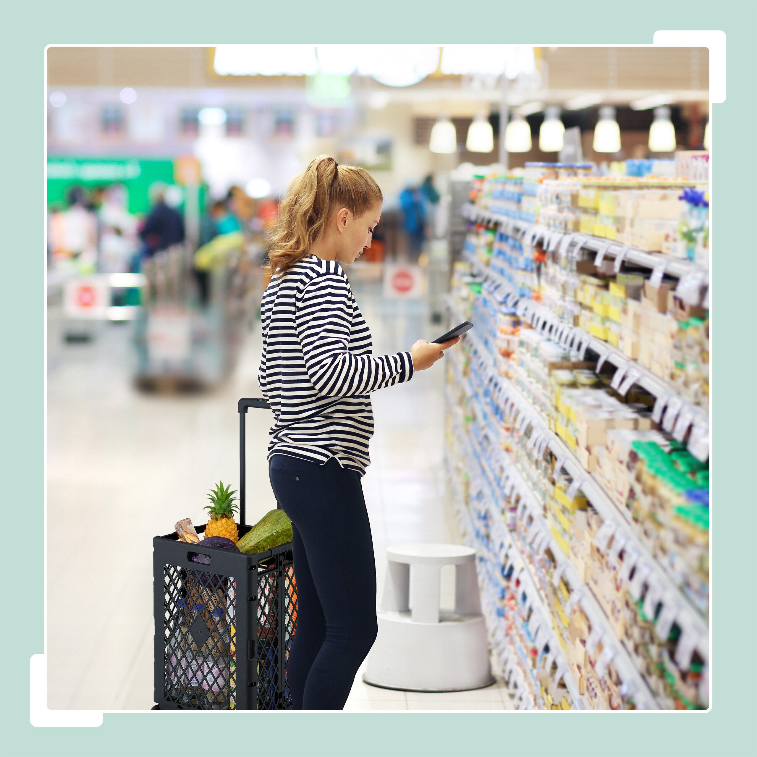 relaxdays Einkaufstrolley Klappbarer Einkaufstrolley, schwarz günstig online kaufen