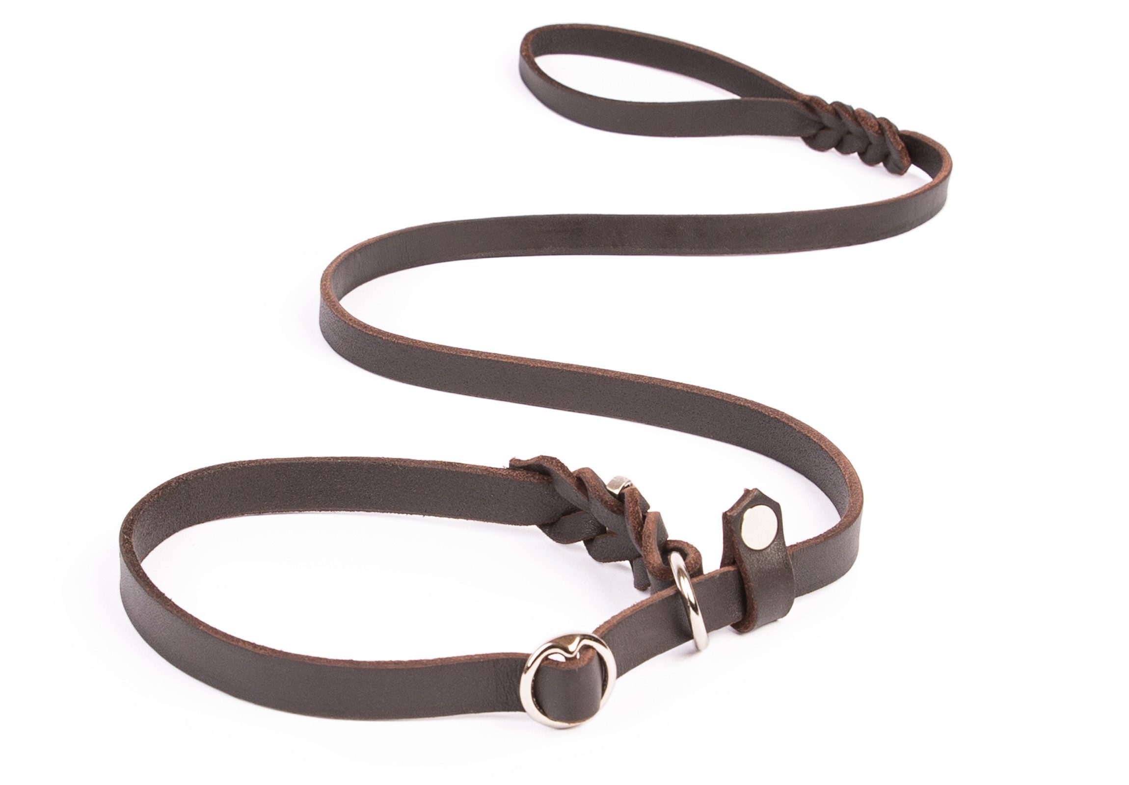 CopcoPet Moxonleine Retrieverleine Agilityleine Moxonleine aus Fettleder