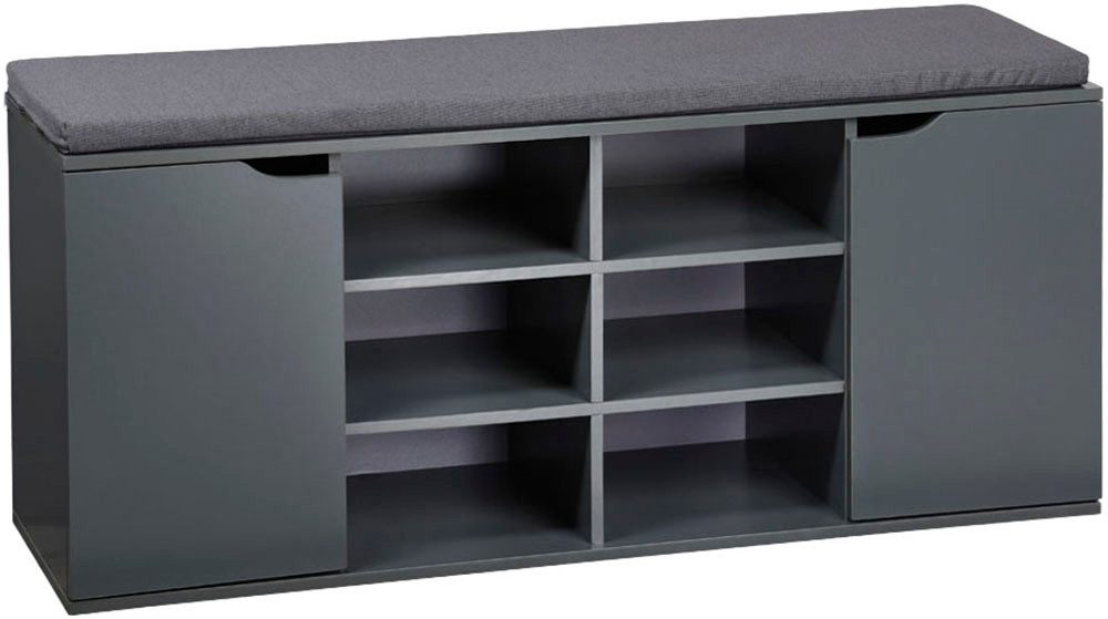 KESPER® Schuhschrank Schuhschrank mit Sitzkissen, 2 Türen, FSC