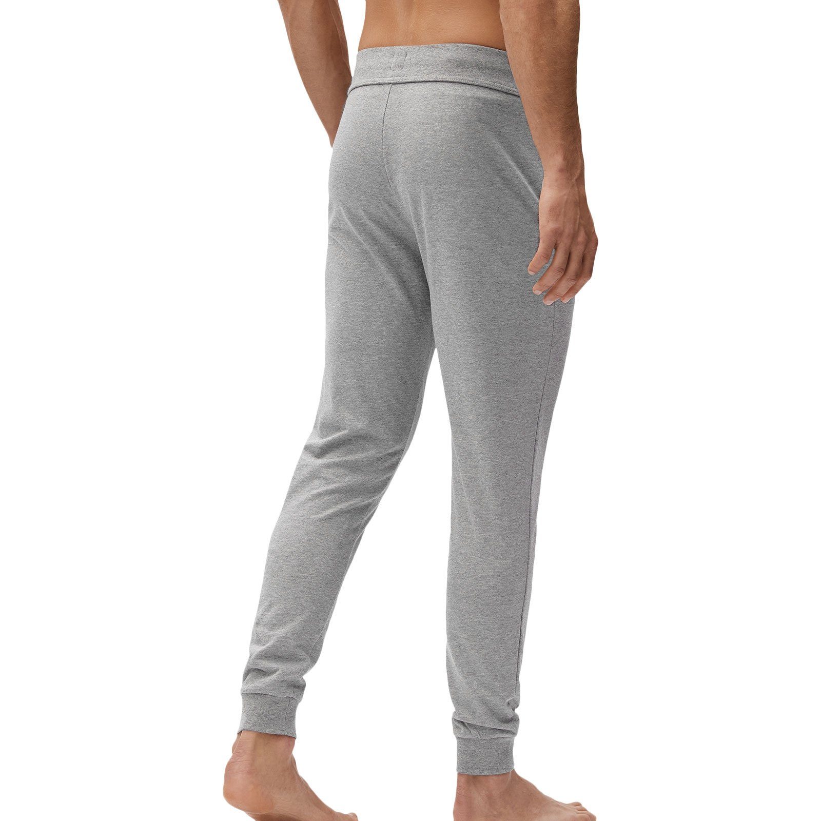 Bundhöhe BOSS Authentic grey Pants medium 033 mit mittlerer Jogginghose