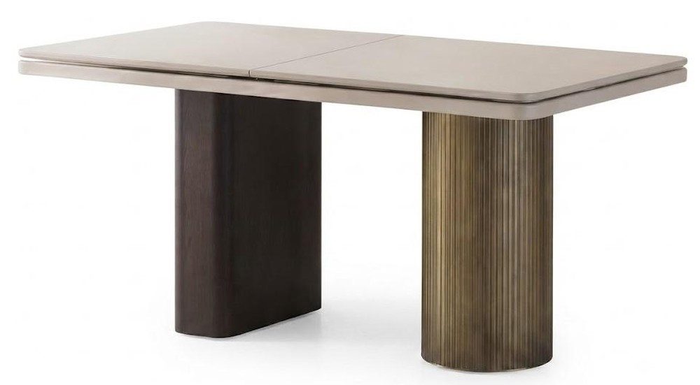JVmoebel Esstisch Esstisch Beige Braun Rechteckig Modern Hochwertig Zeitlos (1-St., 1-tlg)