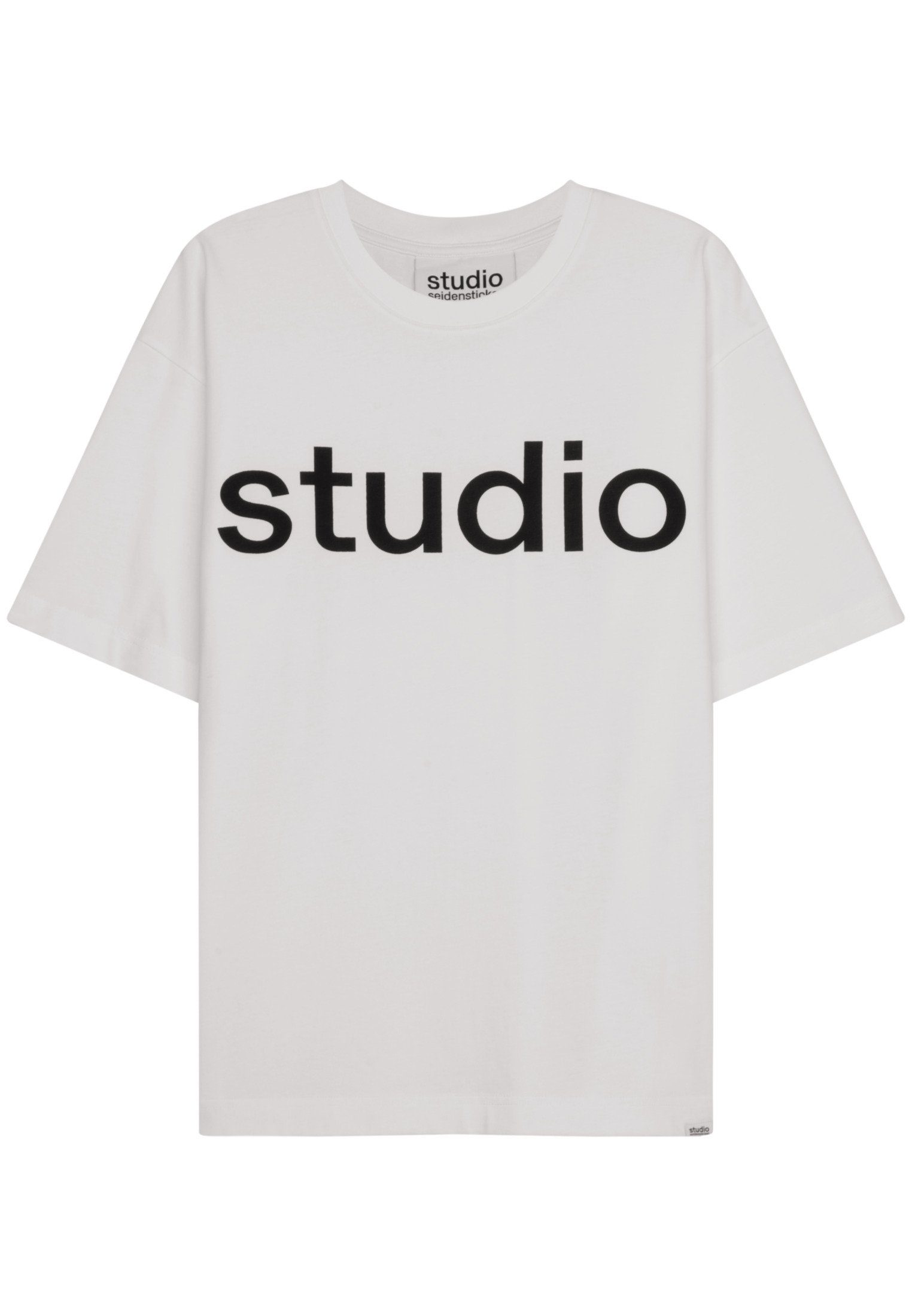 Kurzarm Studio seidensticker T-Shirt Rundhals studio Uni