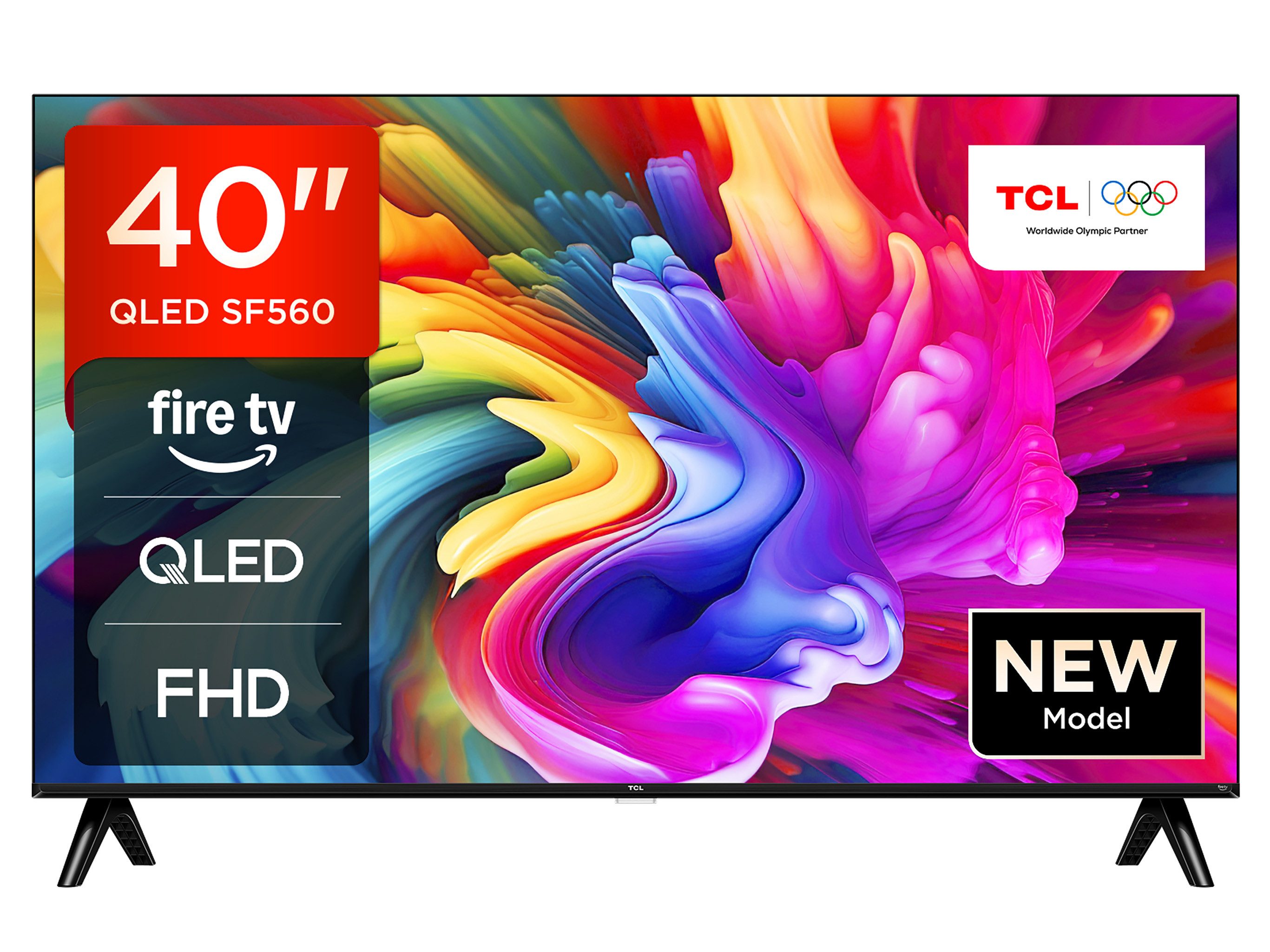 TCL 40SF560 QLED-Fernseher (100 cm/40 Zoll, Full HD, Fire TV, Fire TV / Smart TV, HDR, Alexa, Triple-Tuner)