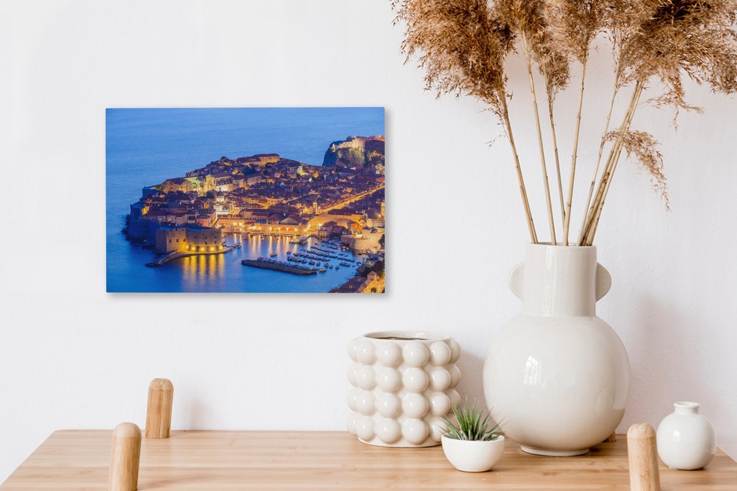 OneMillionCanvasses® Leinwandbild Leinwandbilder, Dubrovnik 30x20 Aufhängefertig, St), (1 Wanddeko, Kroatien, cm Wandbild