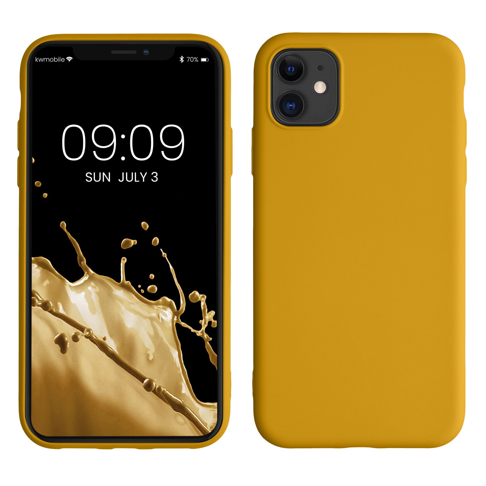 kwmobile Handyhülle Slim Case für Apple iPhone 11, Hülle Silikon Handy - Handyhülle gummiert