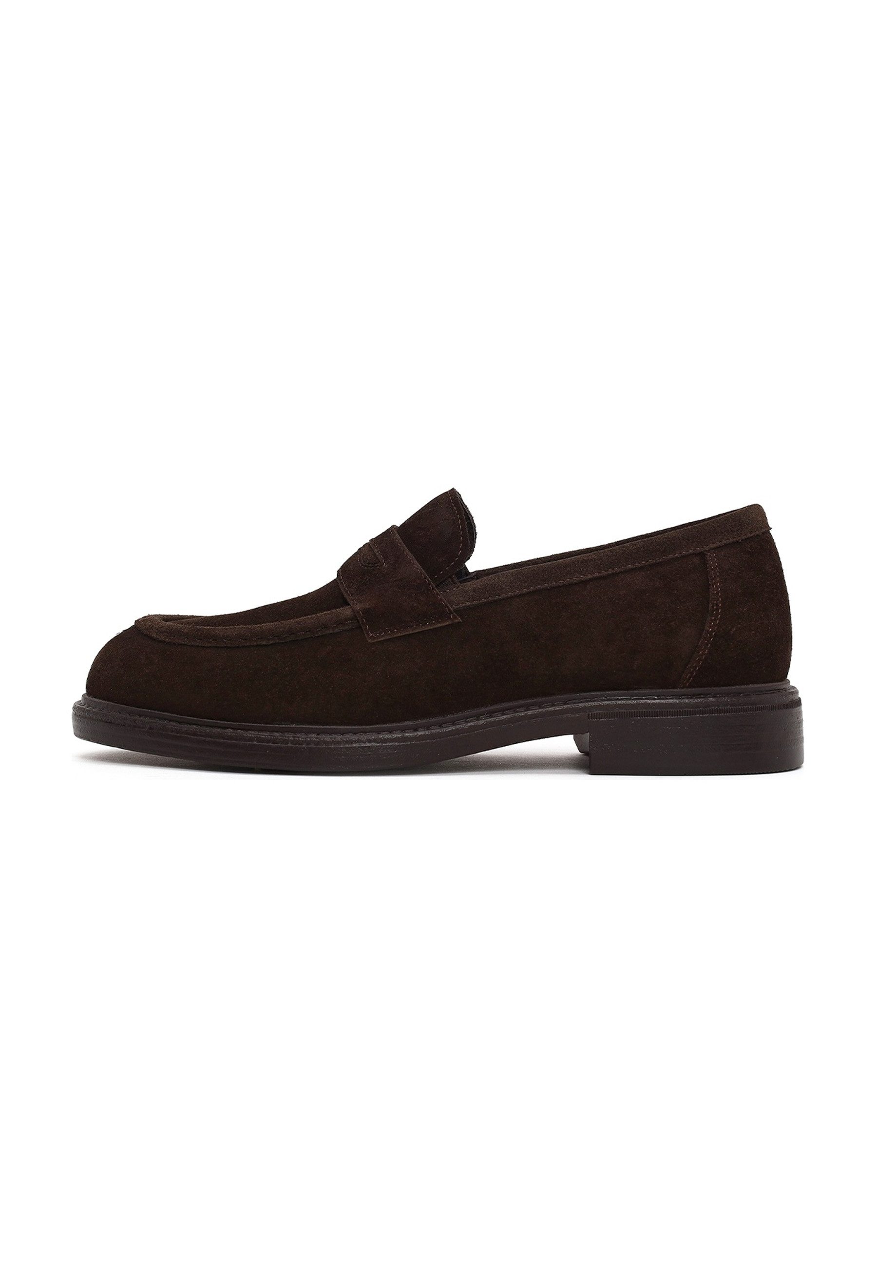 Derimod Wildleder Slip-On Penny Loafer Loafer