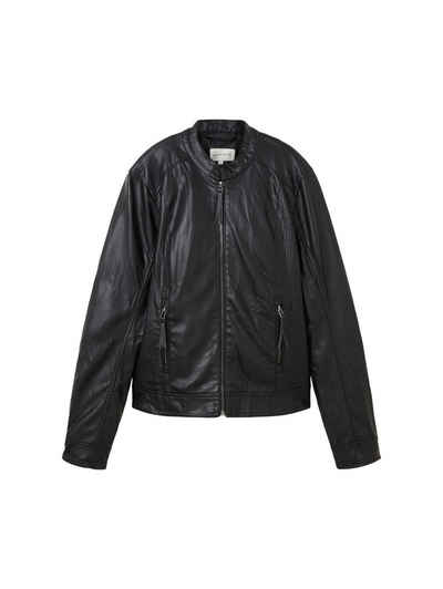 TOM TAILOR Lederjacke faux leather jacket