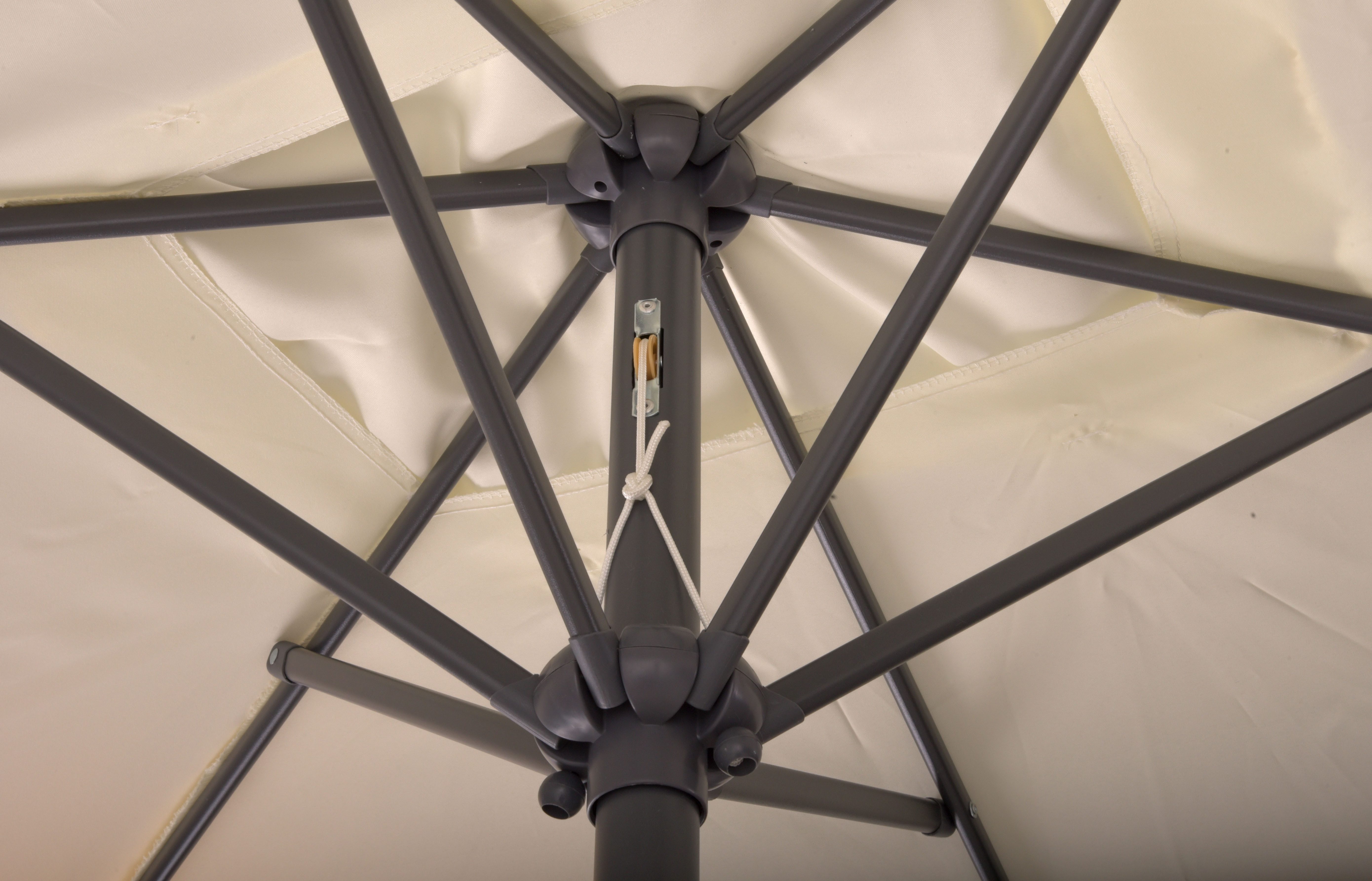 Garden Pleasure Sonnenschirm, Ø 300 cm, creme