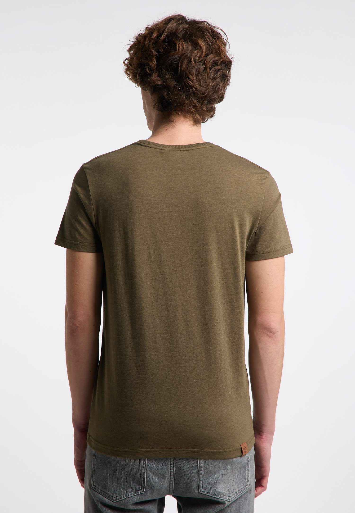 Ragwear T-Shirt NEDIE Nachhaltige OLIVE LIGHT Vegane & Mode