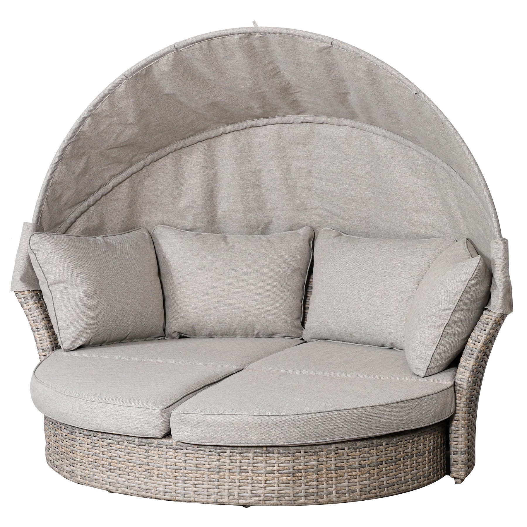 riess-ambiente Loungebett SEATTLE 195cm taupe, Einzelartikel günstig online kaufen