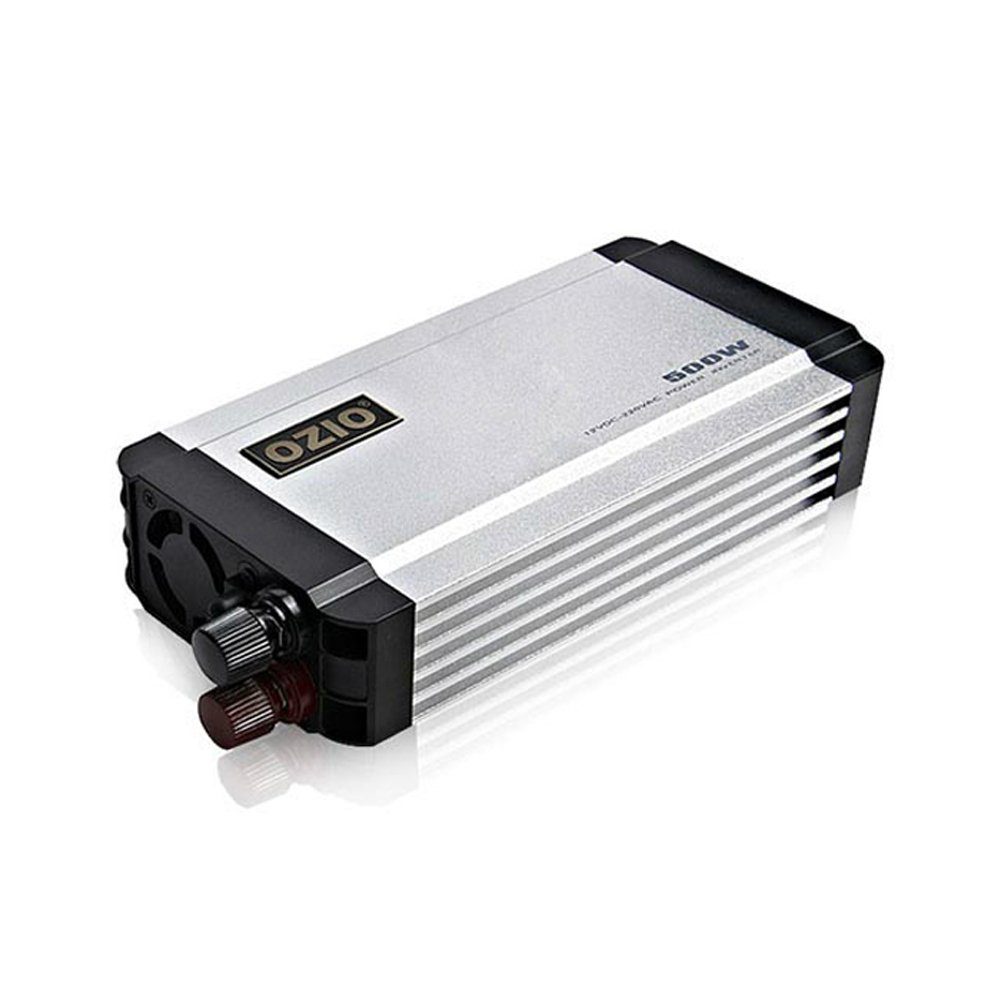 Bolwins Spannungswandler M32C KFZ Auto Spannungswandler Stromwandler Ladegerät 230V 500W + USB, (Packung, 1 St., Spannungswandler 12V auf 230V mit Anschlusskabel und Batterieklemmen), Wandelt 11–15V DC in 230V AC um, 500W Dauerleistung
