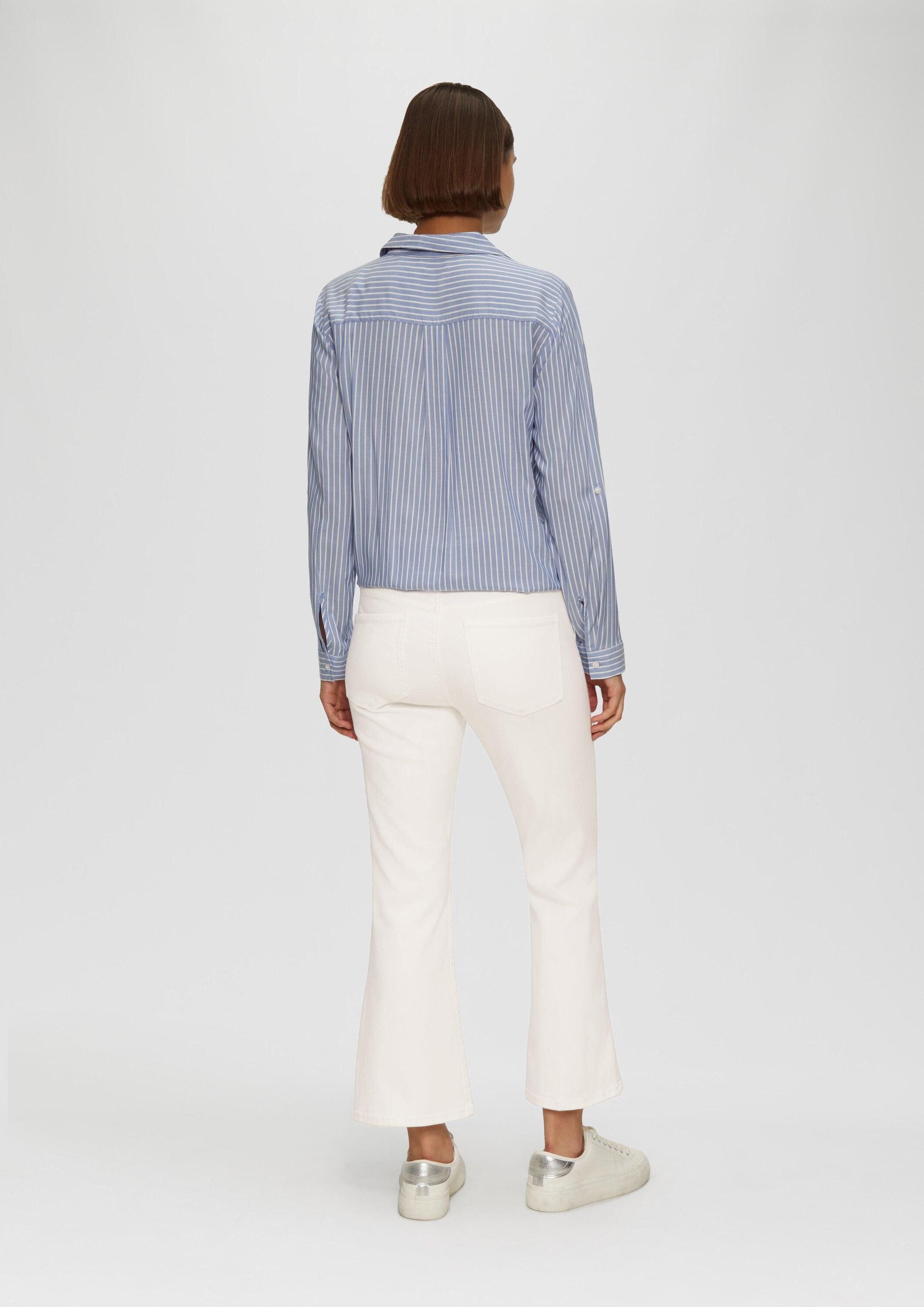 s.Oliver Bootcut-Jeans Jeans-Hose Cropped Jeans / Regular Fit / Mid Rise / Flared Leg