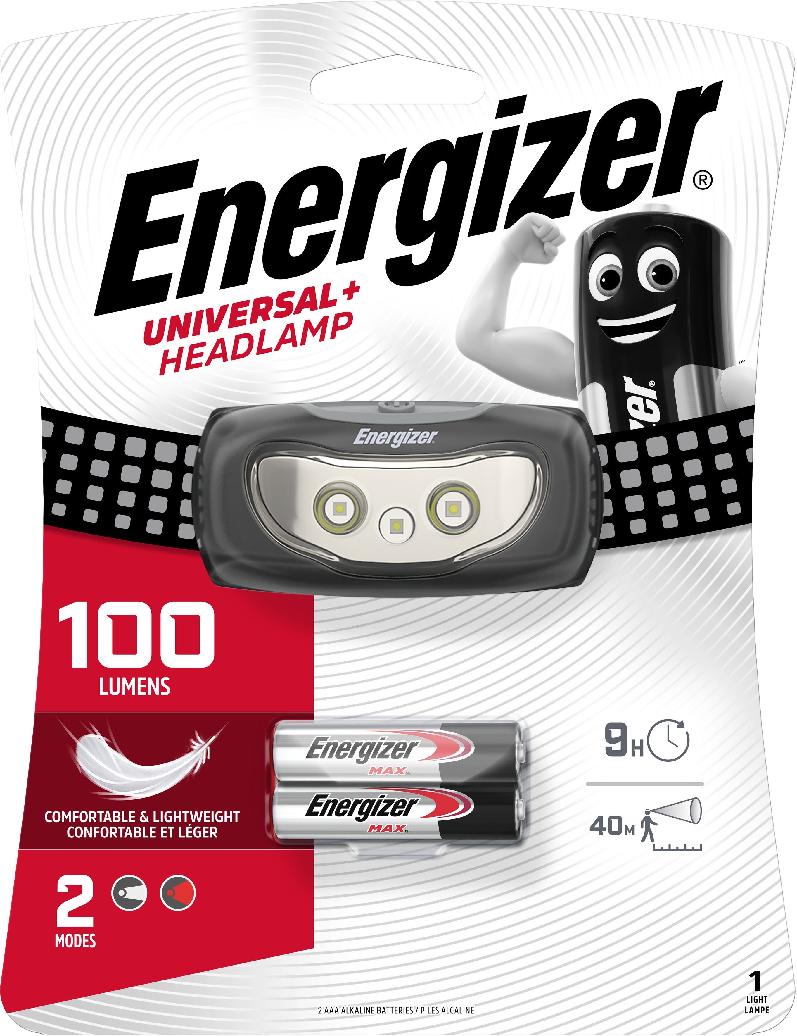 Headlight Energizer Universal+ Stirnlampe Kopflampe