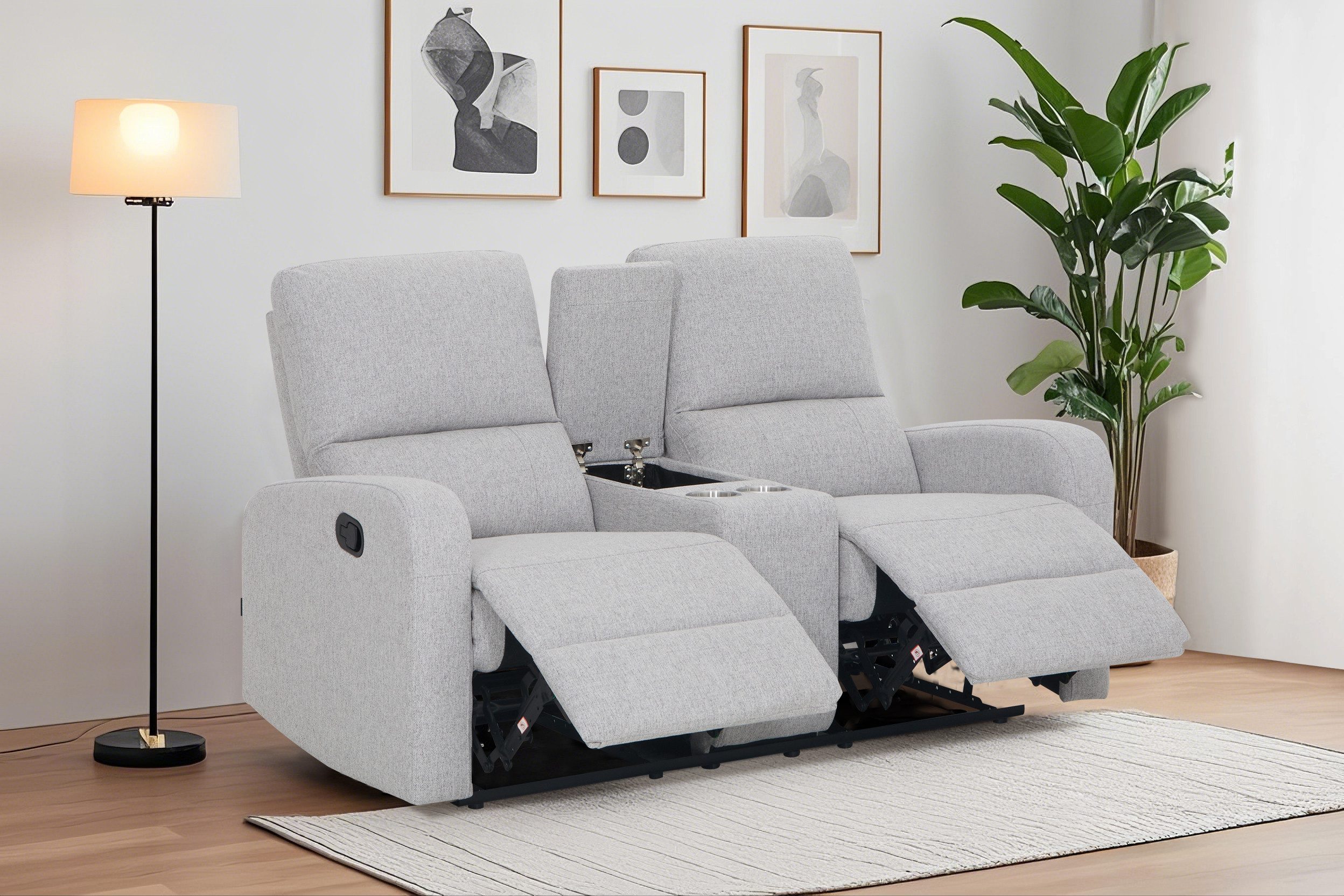 Home affaire 2-Sitzer TOURNAY, 2er-Kinosofa, Liegesofa, TV-Sessel, Multimed günstig online kaufen