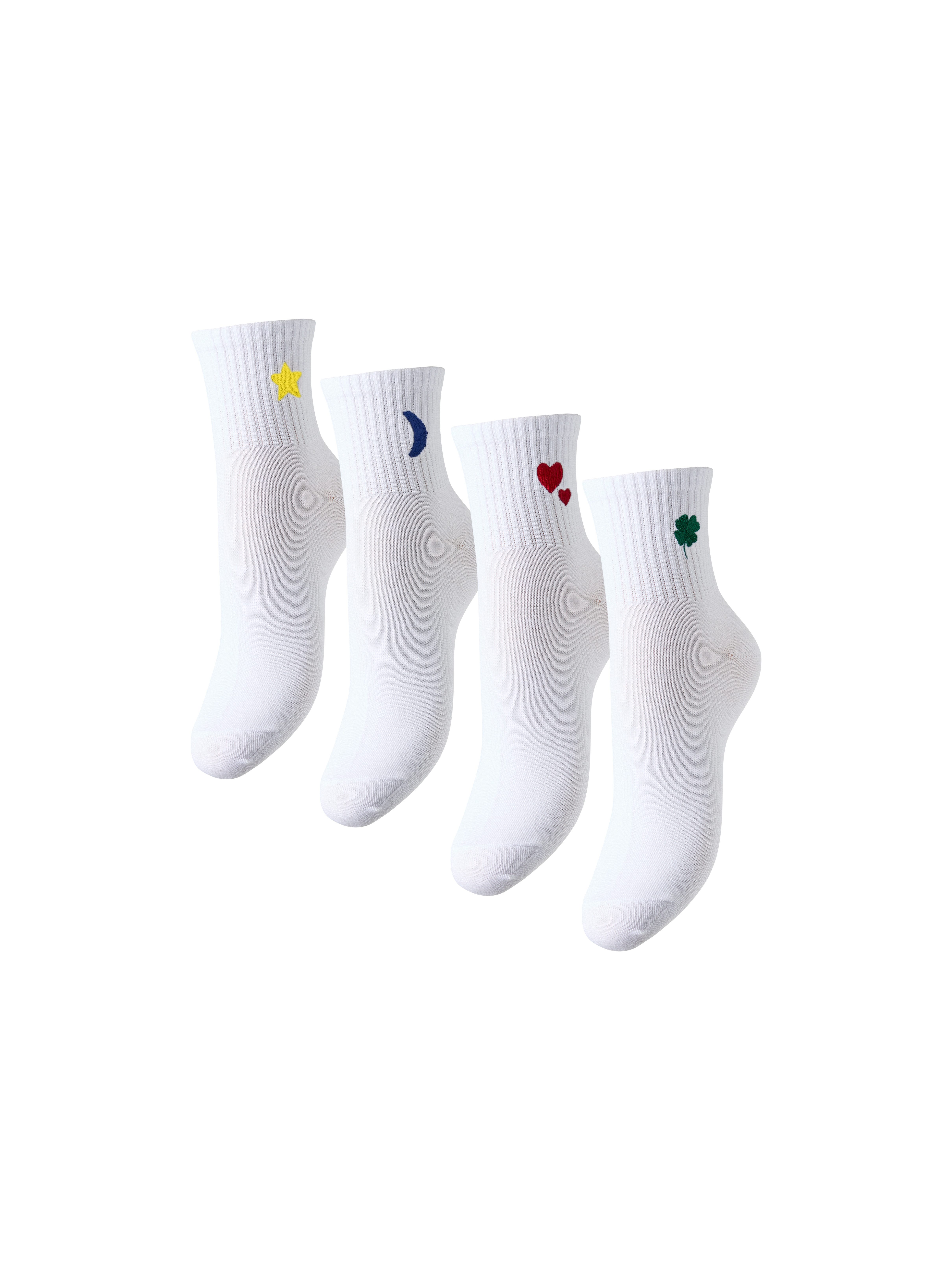pieces Tennissocken PCMOVA 4 PACK SOCKS NOOS BC (Packung, 4-Paar) günstig online kaufen