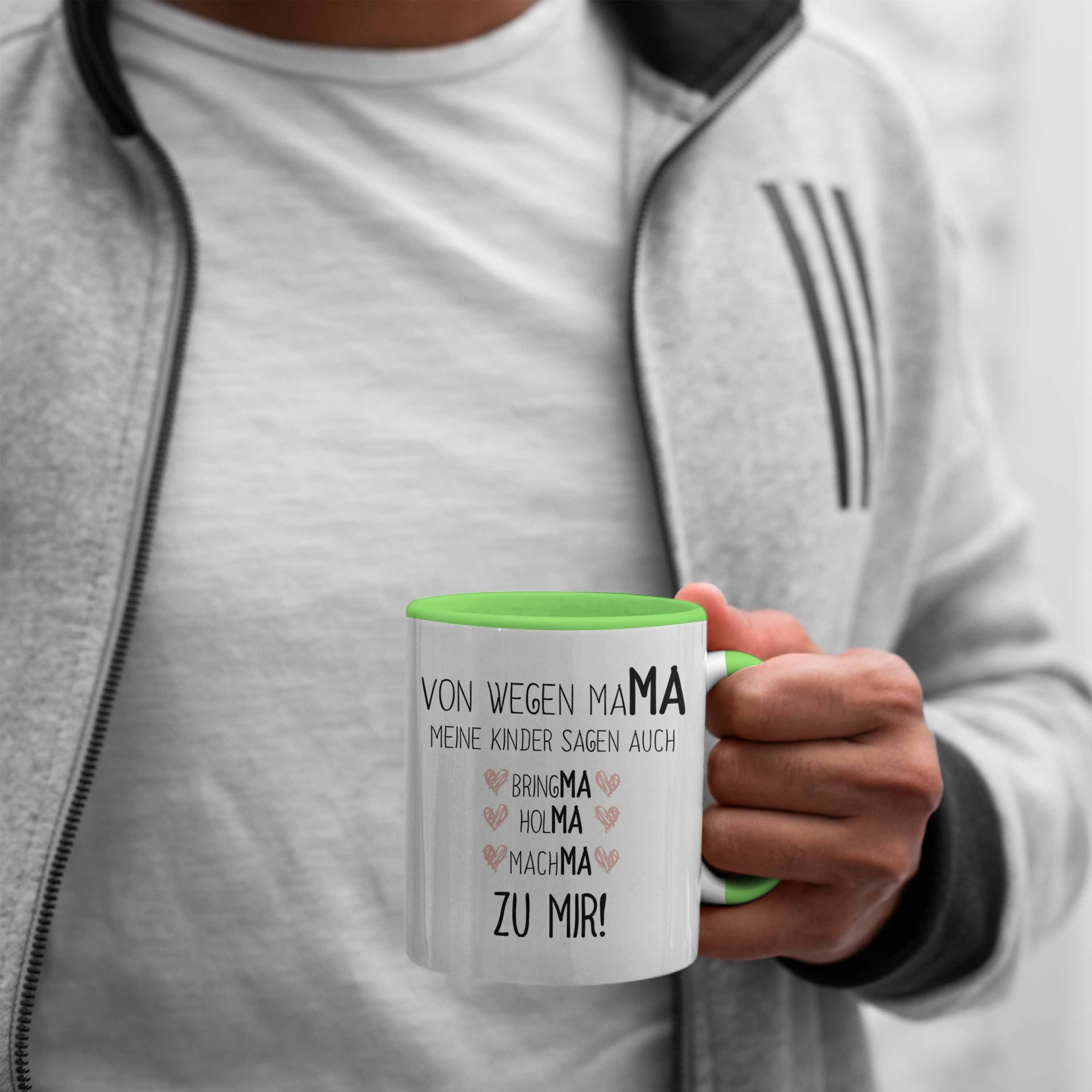 Grün Kaffeetasse - Mutter Trendation von Trendation Tochter Spruch Geschenk mit Mama Sohn Tasse Muttertag Tasse