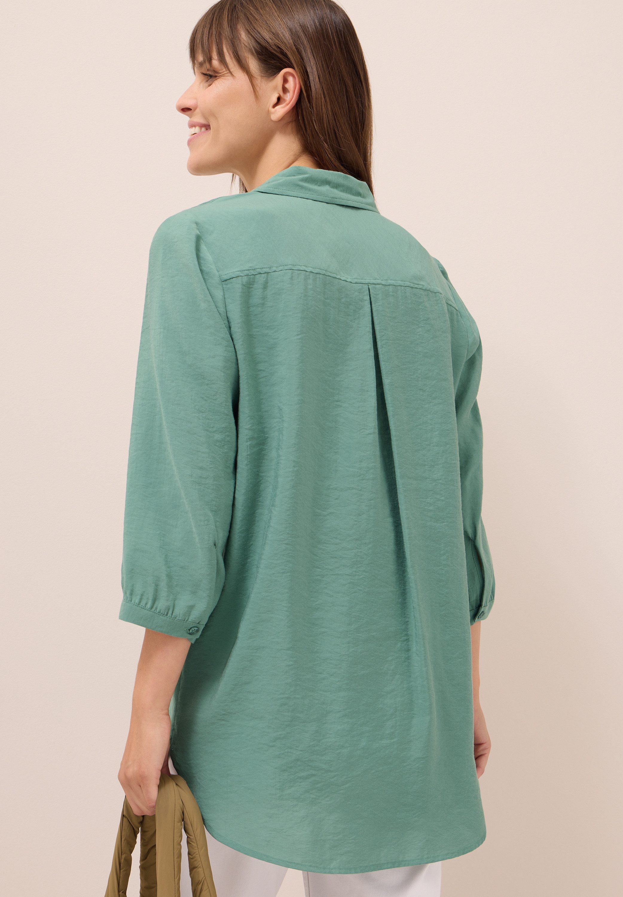 CECIL Klassische Bluse mit abgerundetem Saum günstig online kaufen