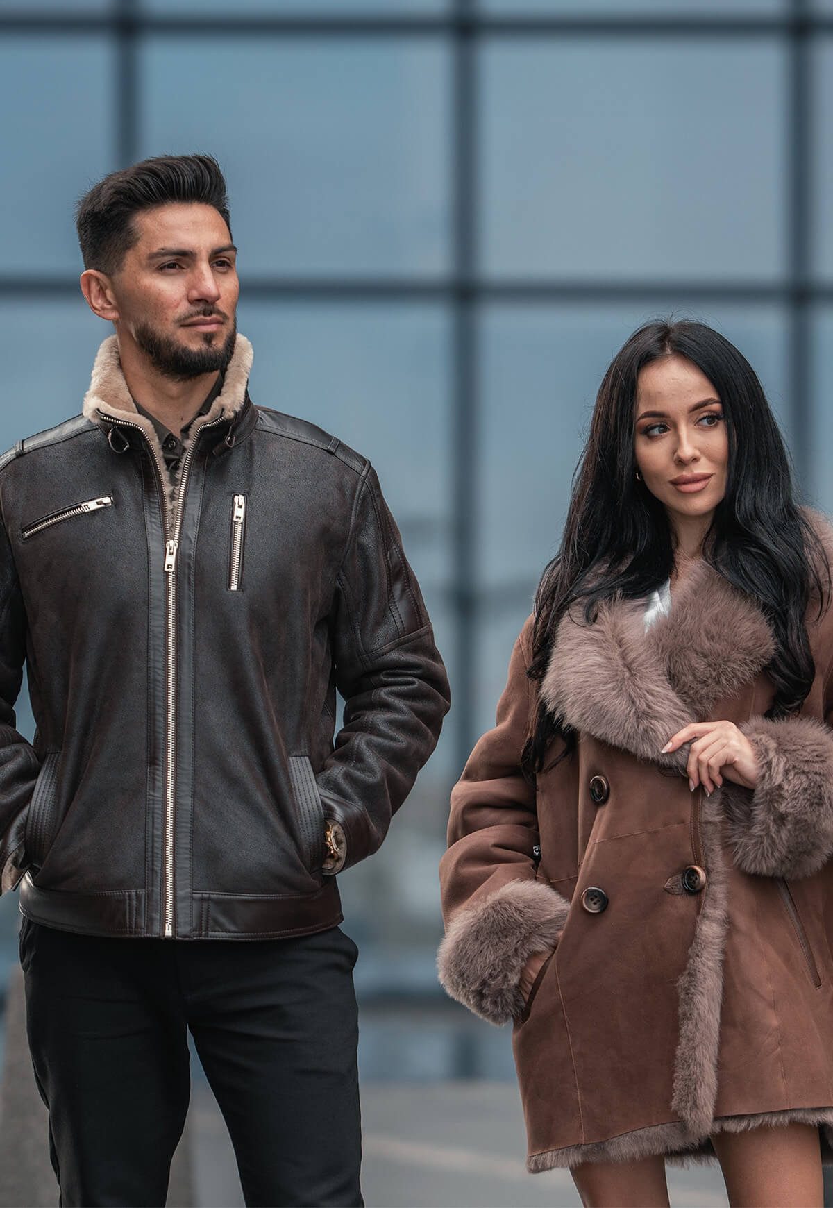 Hollert Winterjacke Toscana Lammfelljacke Fenja Braun günstig online kaufen