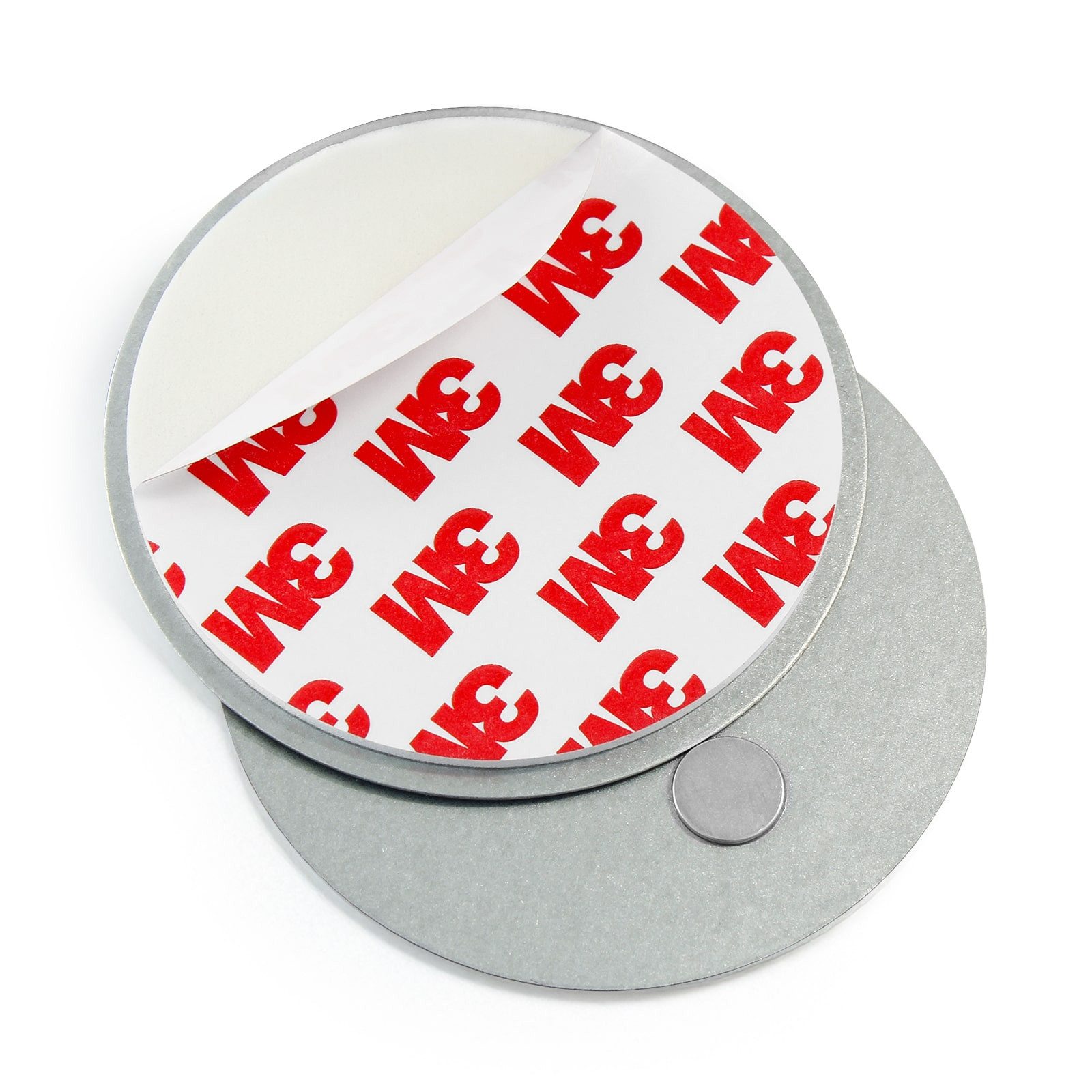 EAXUS Magnethalter Magnethalterungen für Rauchmelder, Kohlenmonoxidmelder & Co. (1-St), 7 cm Fläche, Montage ohne Werkzeug, Universal