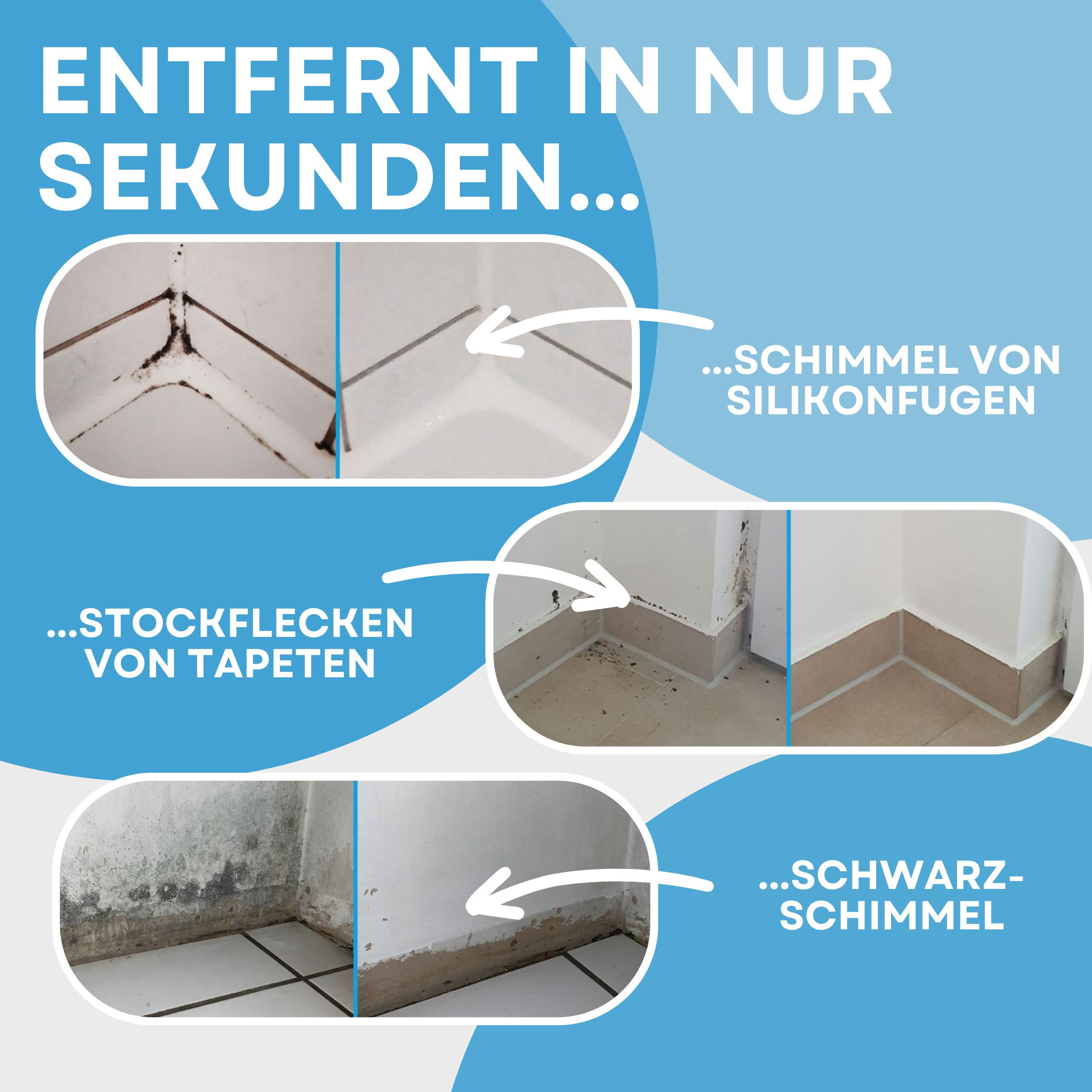 ABACUS Anti-Schimmel-Spray, Schimmelex für Wand und Bad, Anti-Schimmel Schimmelentferner (inkl. Experten Tipps, [2-St. 2x750ml Sofortwirkung mit Langzeiteffekt)