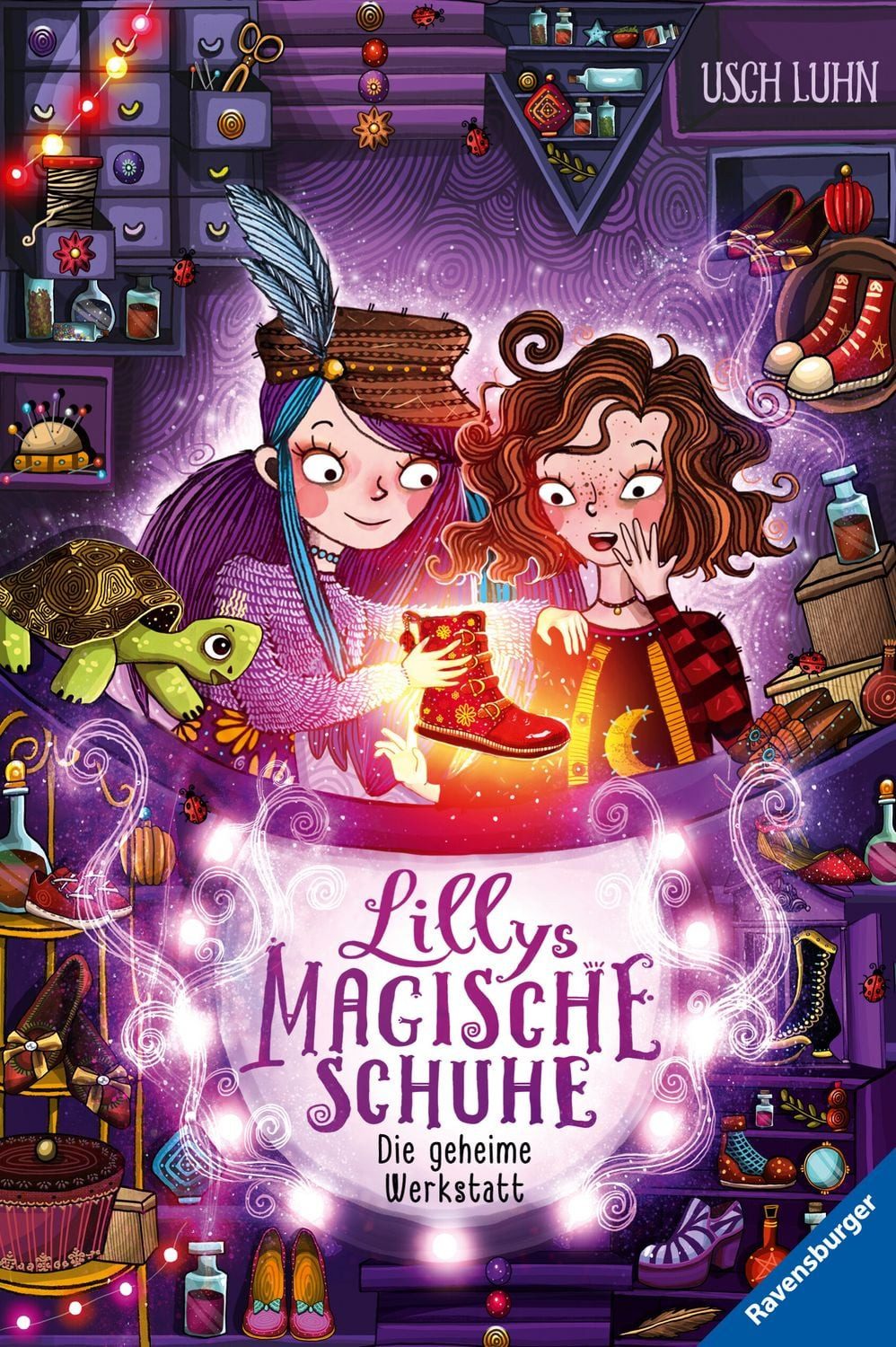 Kinderbuch Lillys magische Schuhe, Band 1 - Die geheime Werkstatt Usch Luhn