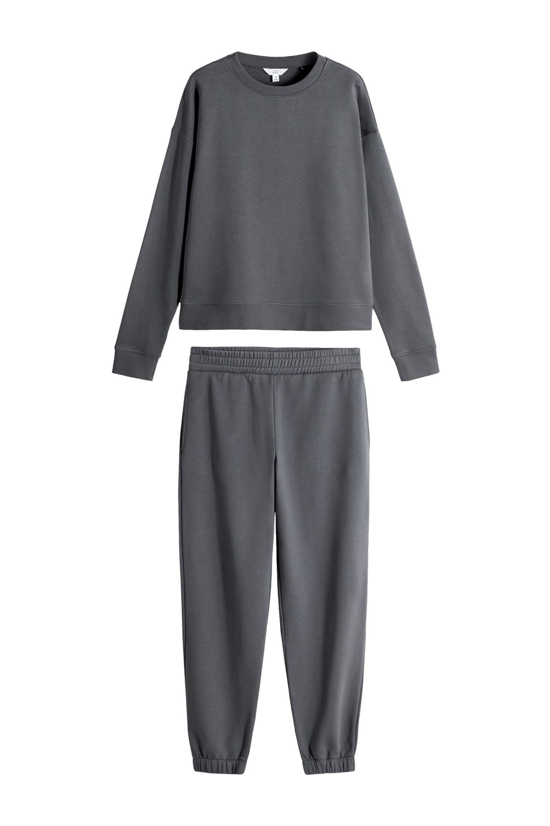 The Set Sweatanzug The Set Relaxed Fit Sweatshirt und Jogginghose (2-tlg) günstig online kaufen