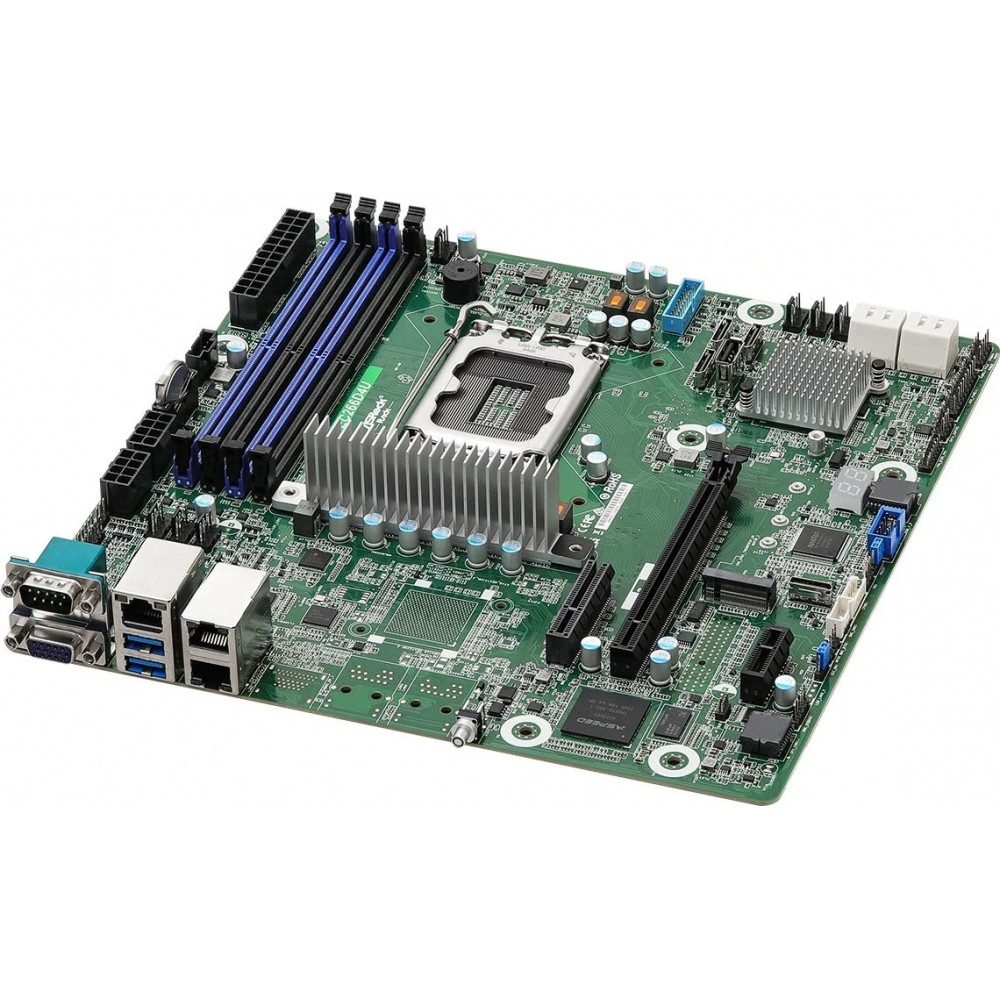 Asrock EC266D4U micro-AATX Sockel 1700 DDR5 - Mainboard - grün/silber Mainboard