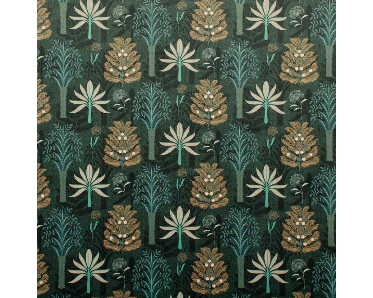 Thumbnail - SCHÖNER LEBEN. Stoff Samtstoff Polsterstoff Deko Tree Nouveau Bäume abstrakt grün 1,40m, pflegeleicht