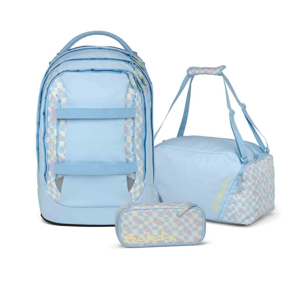 Satch Schulrucksack Pack (3tlg, inkl. Schlamperbox und Sporttasche)