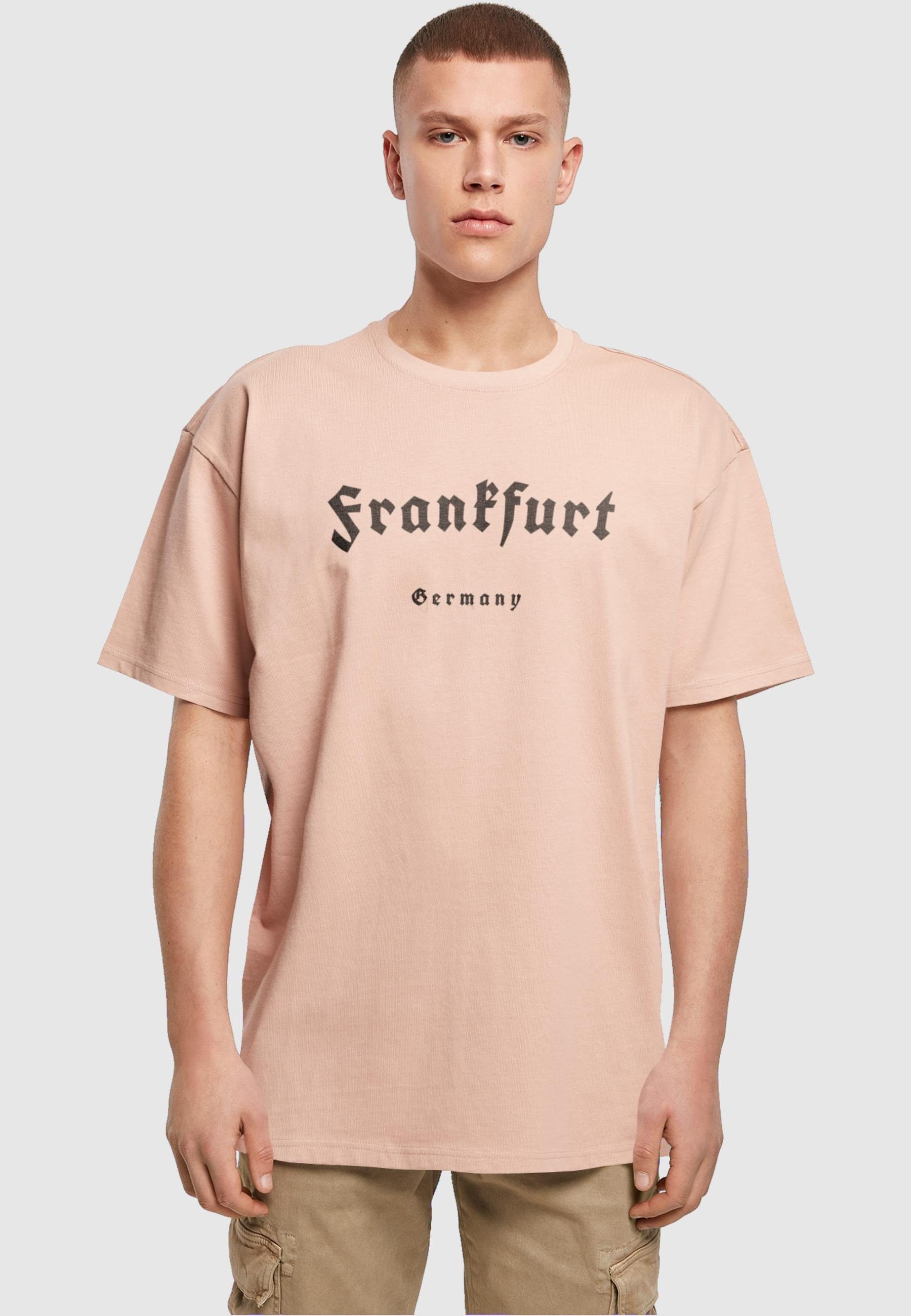 Frankfurt (1-tlg) Heavy Herren amber T-Shirt Oversize Tee-BY102 Merchcode