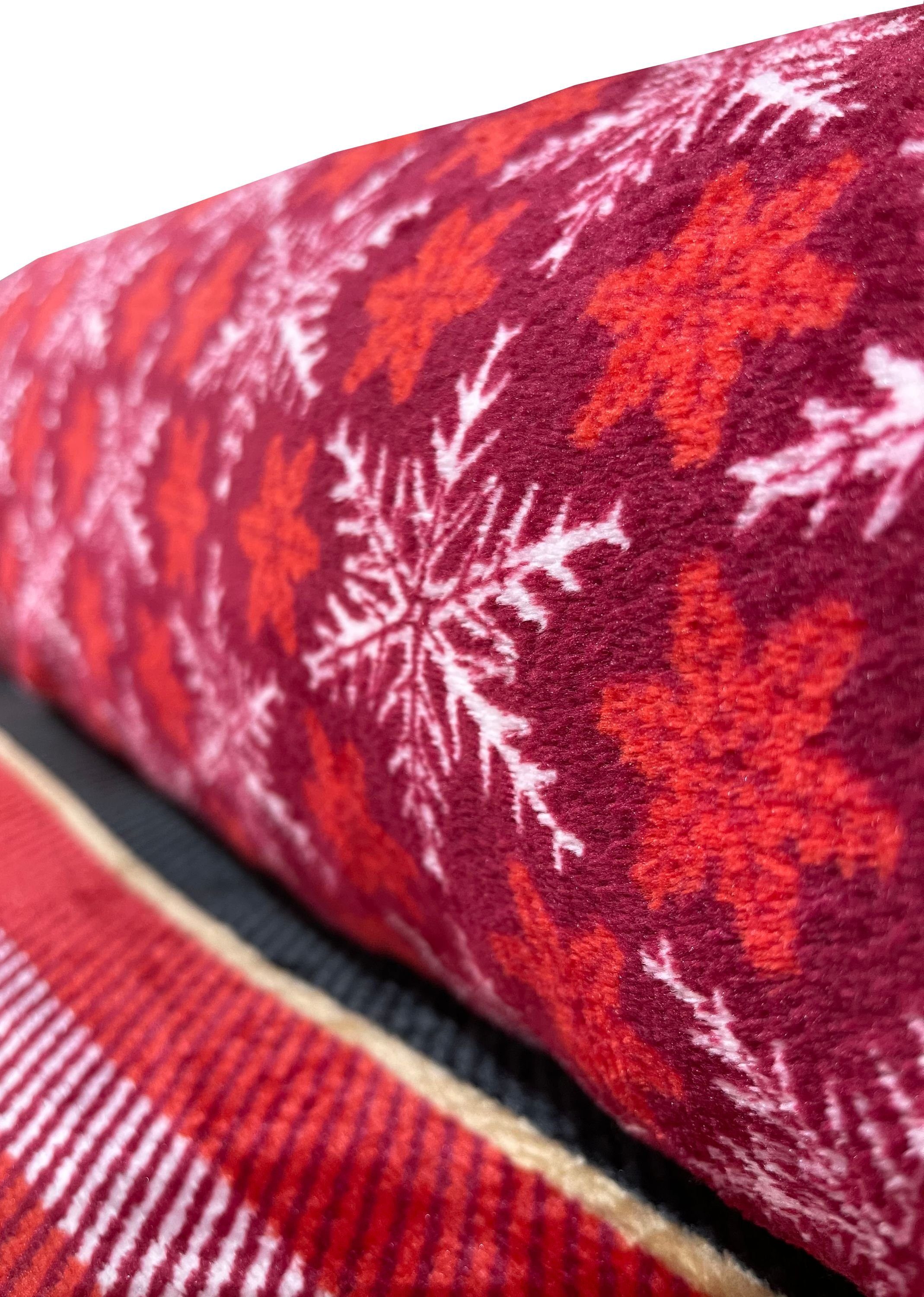 Leonado Vicenti Bettwäsche Winter Teddy Plüsch, Fleece, 2 teilig, Flauschig warmes Cashmere Touch, gestreift