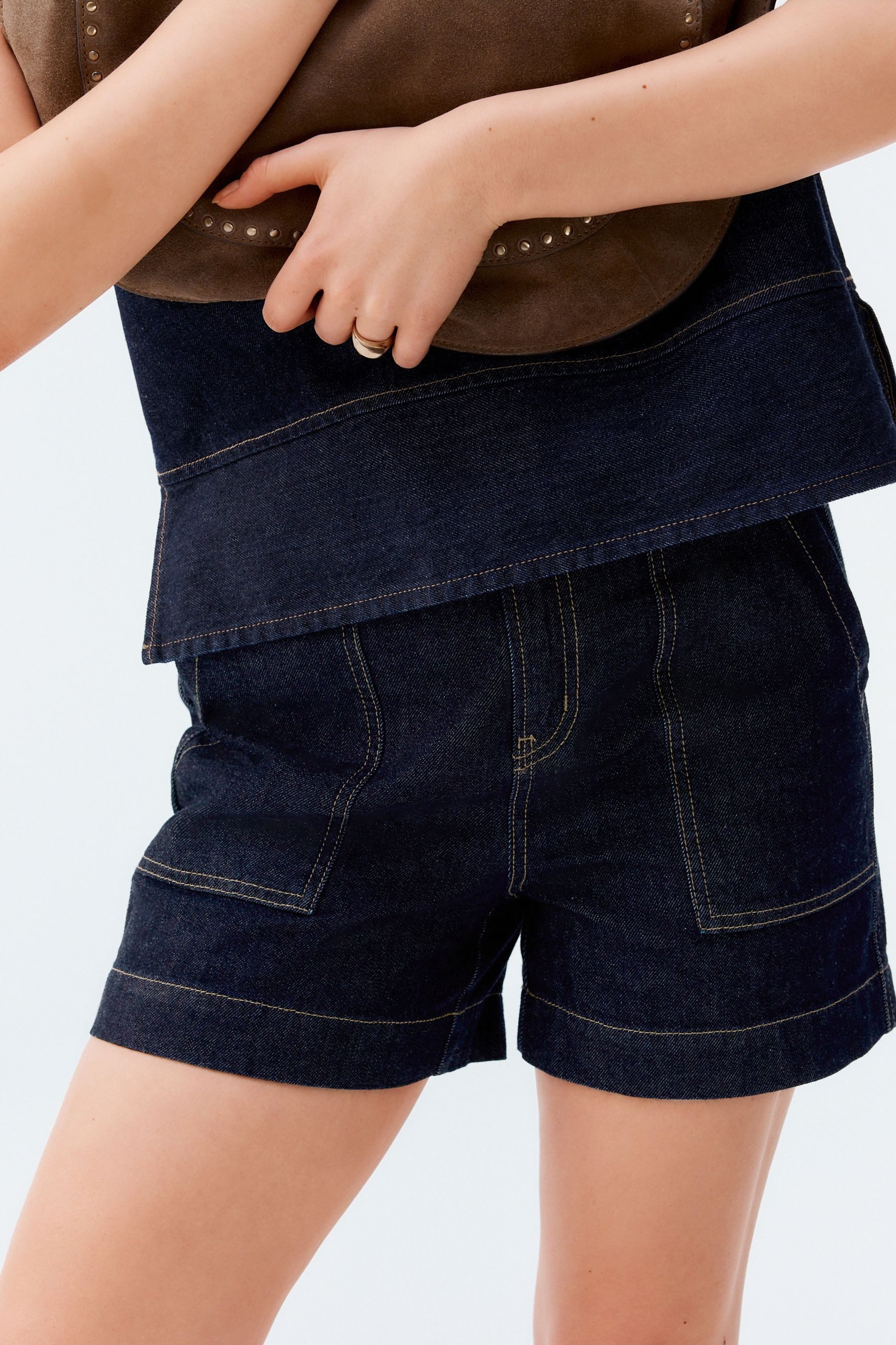 Next Shorts Leichte Utility-Denimshorts aus 100 % günstig online kaufen