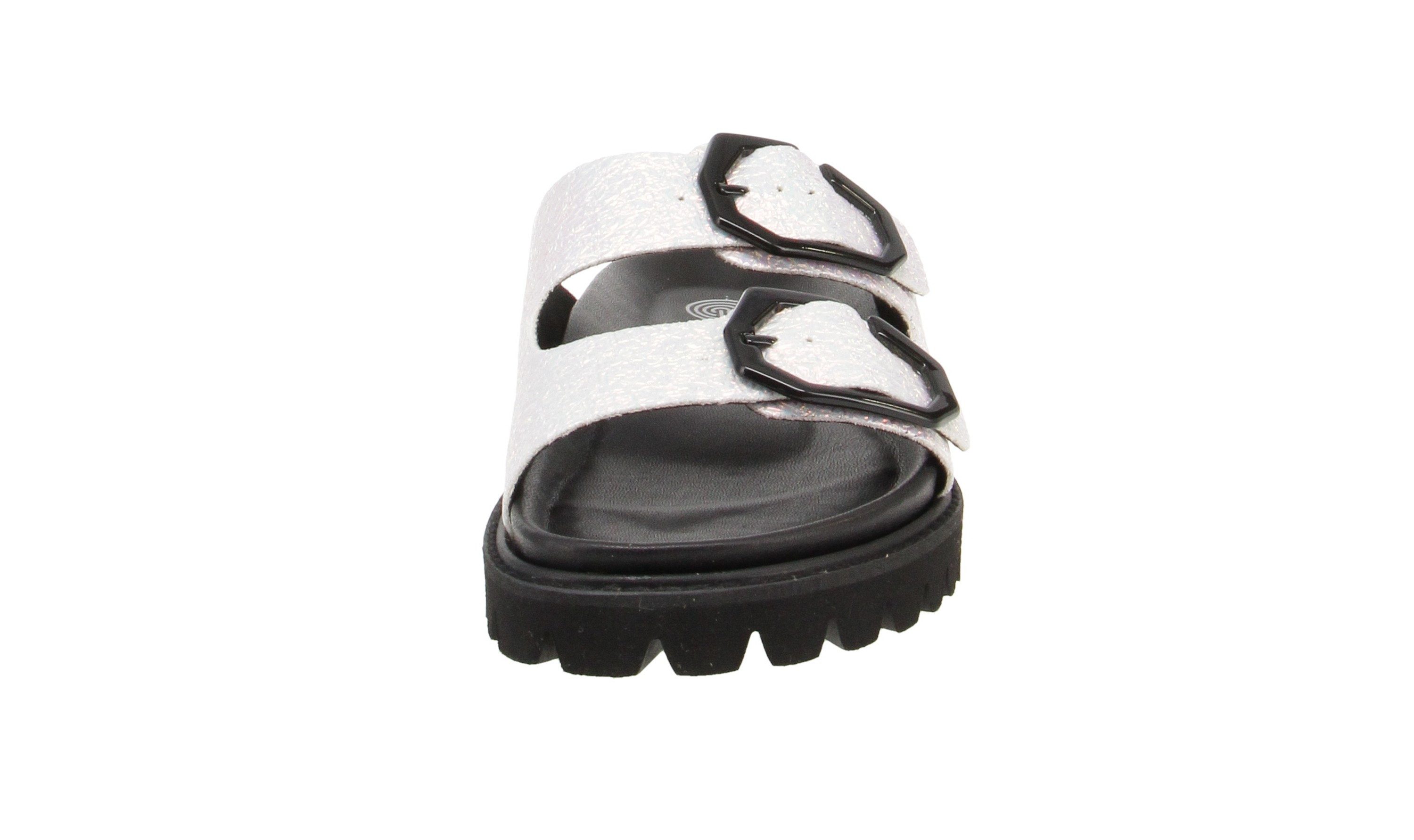 GENUINS Genuins G105624 Galia Fluor - Damen Schuhe Pantoletten - White Sandale