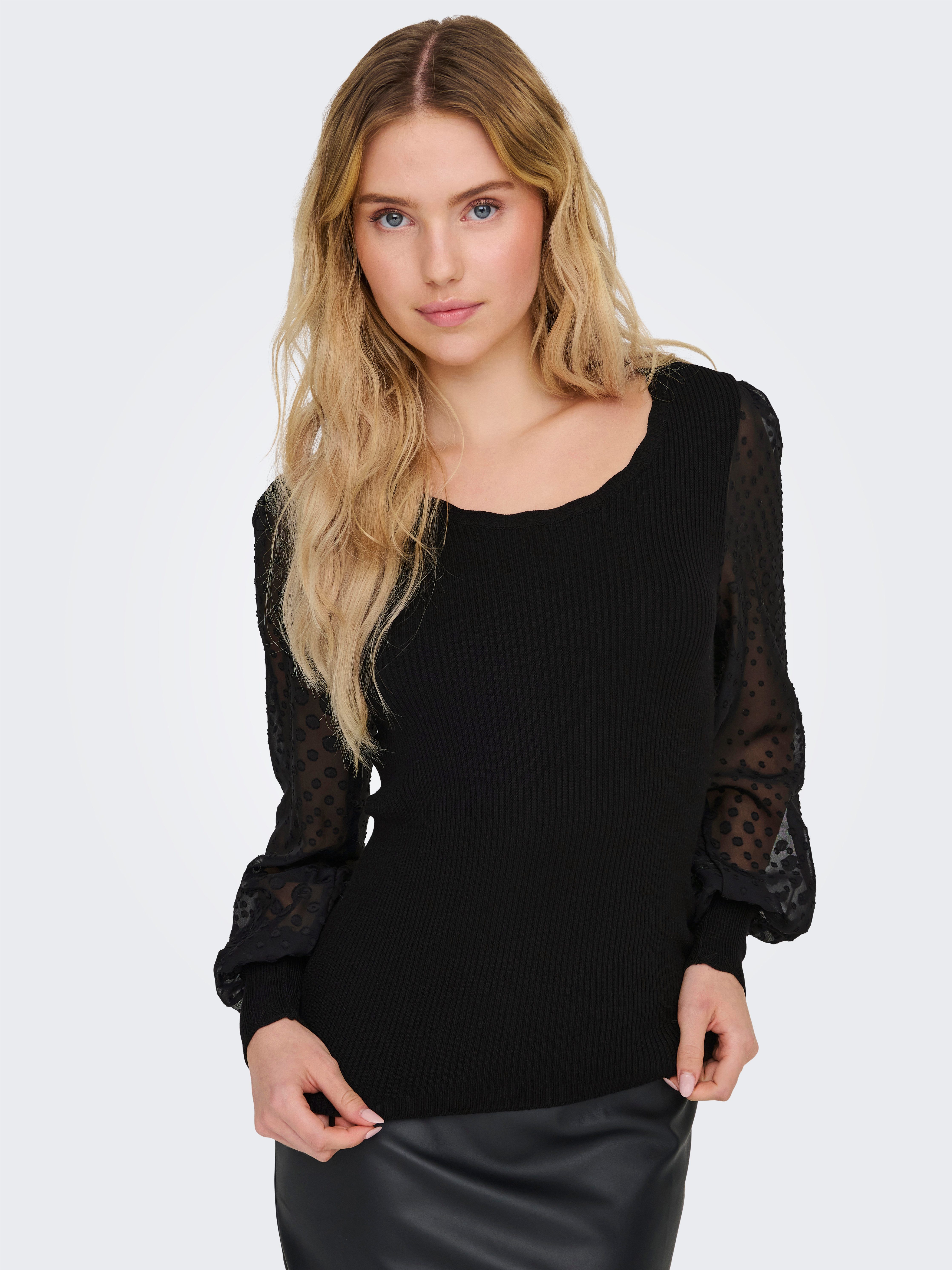 ONLY Rundhalspullover ONLJULIE LIFE LS MIX günstig online kaufen