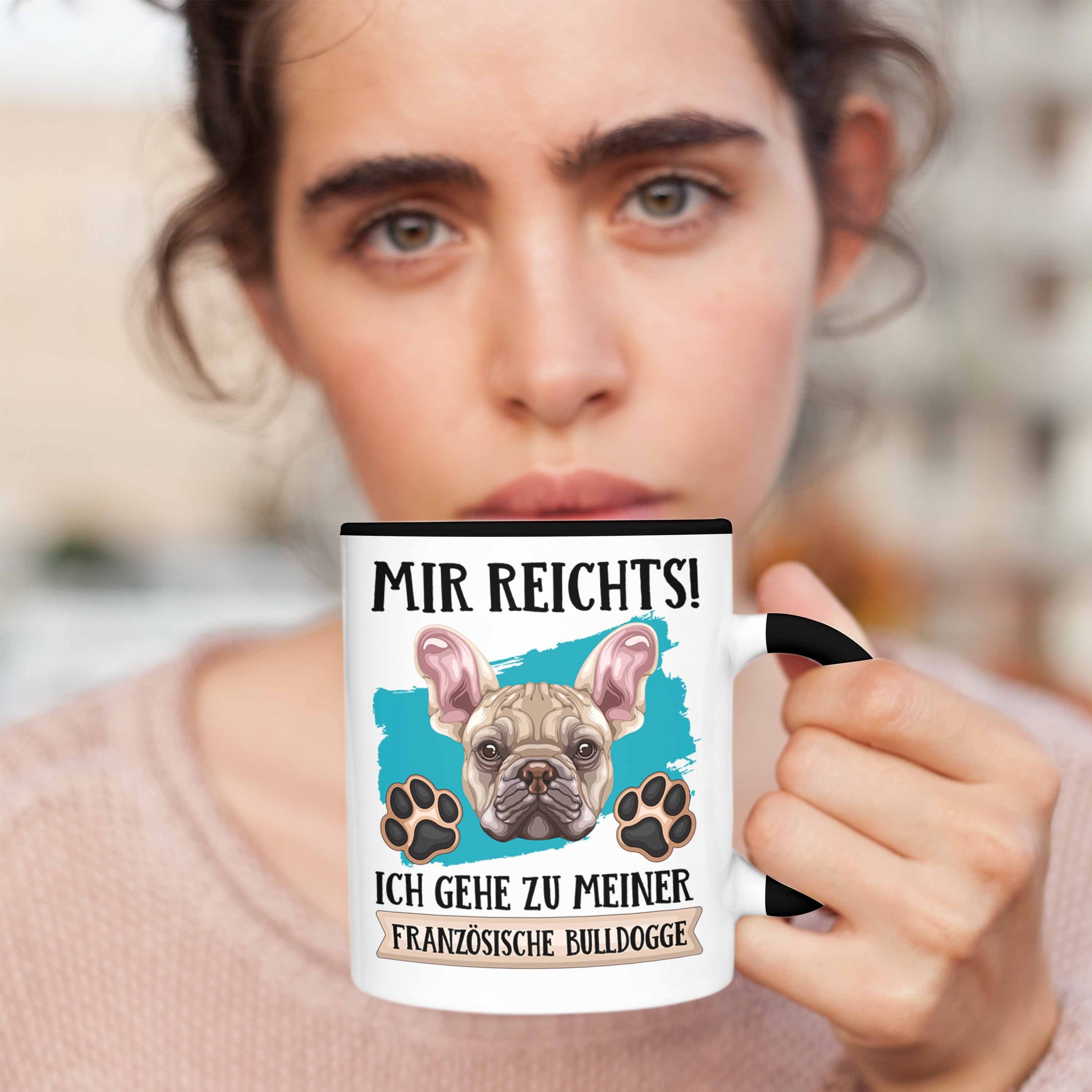 Tasse Lustiger Spruch Tasse Französische Schwarz Besitzer Trendation Geschen Geschenk Bulldogge