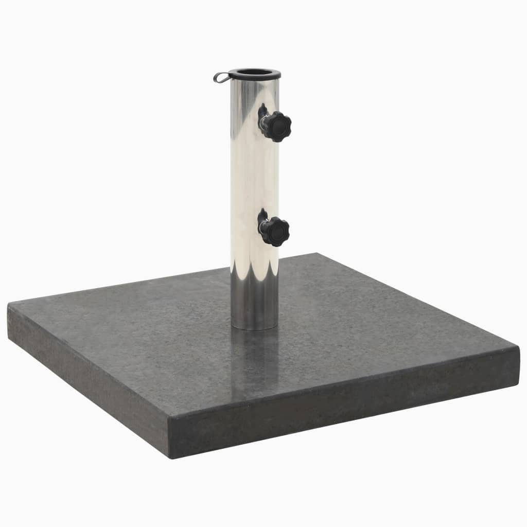 DOTMALL Schirmständer Balkonständer 28,5 kg Quadratisch,Granit/Edelstahl