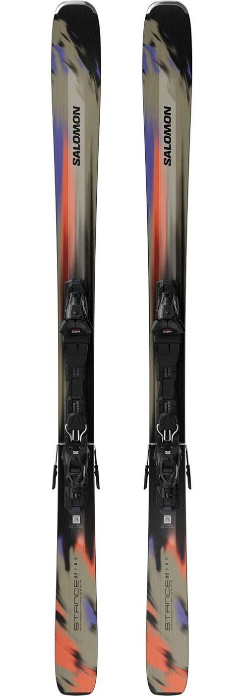 Salomon Ski E STANCE 80 + M10 GW L80 K KELP/NASTURTIUM/BLACK