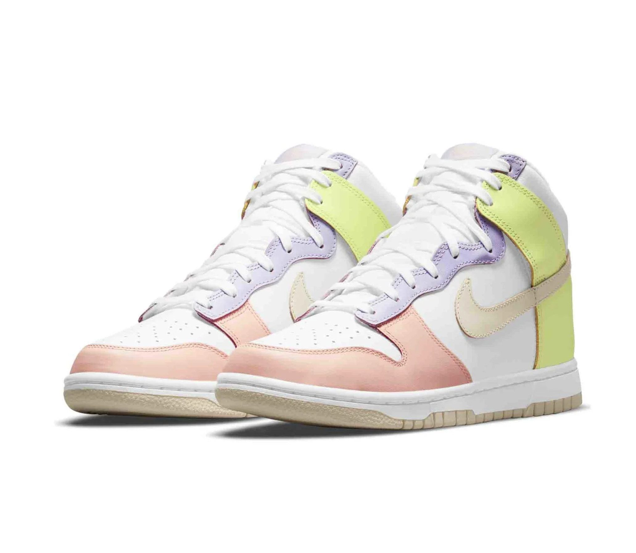 SneakersER Nike Dunk High Lemon Twist Damen High-Top Pastell - Größe EUR 38 Sneaker limitierte Auflage