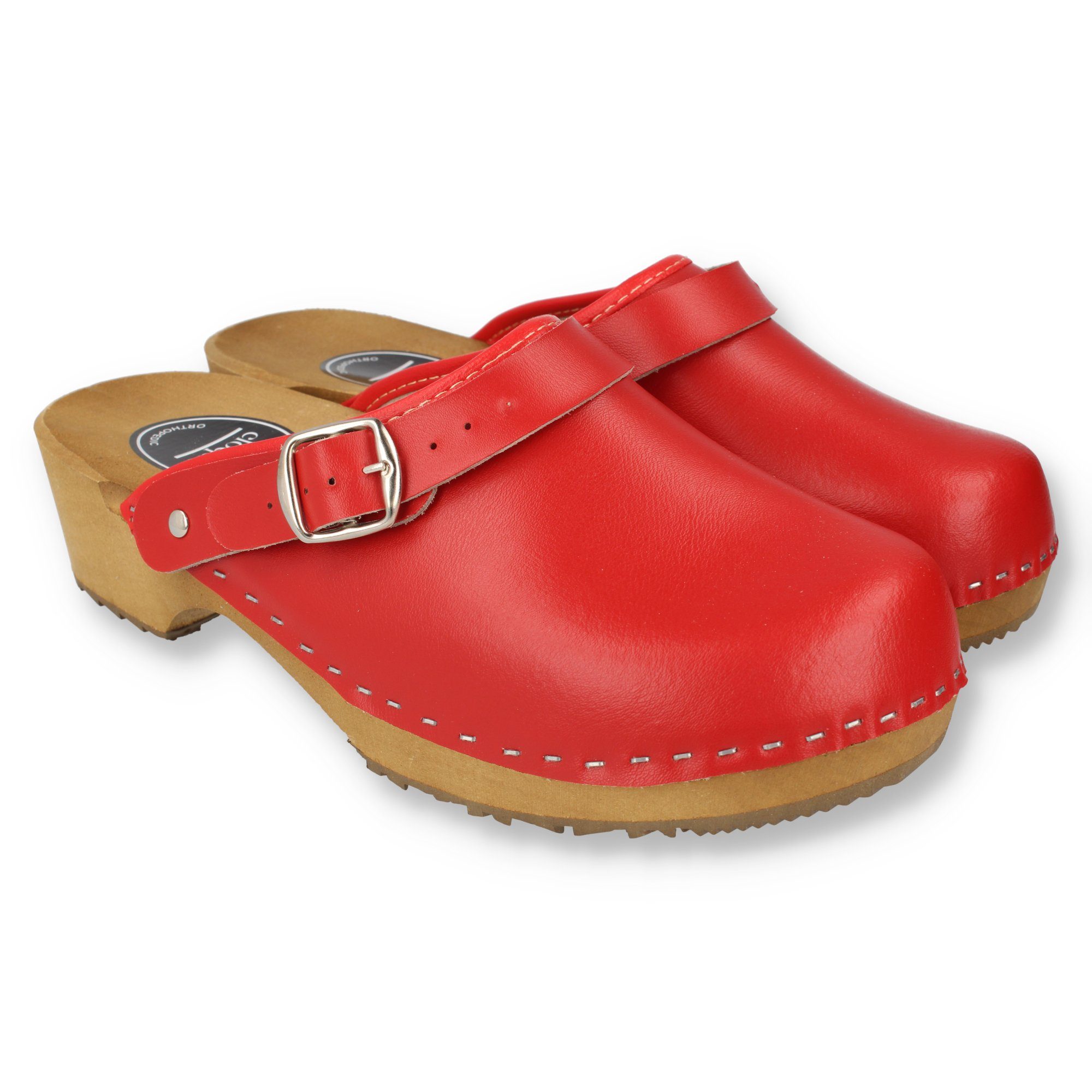 Cloque Clog geschlossen verschiedene Clog Rottöne Outdoor Garten &