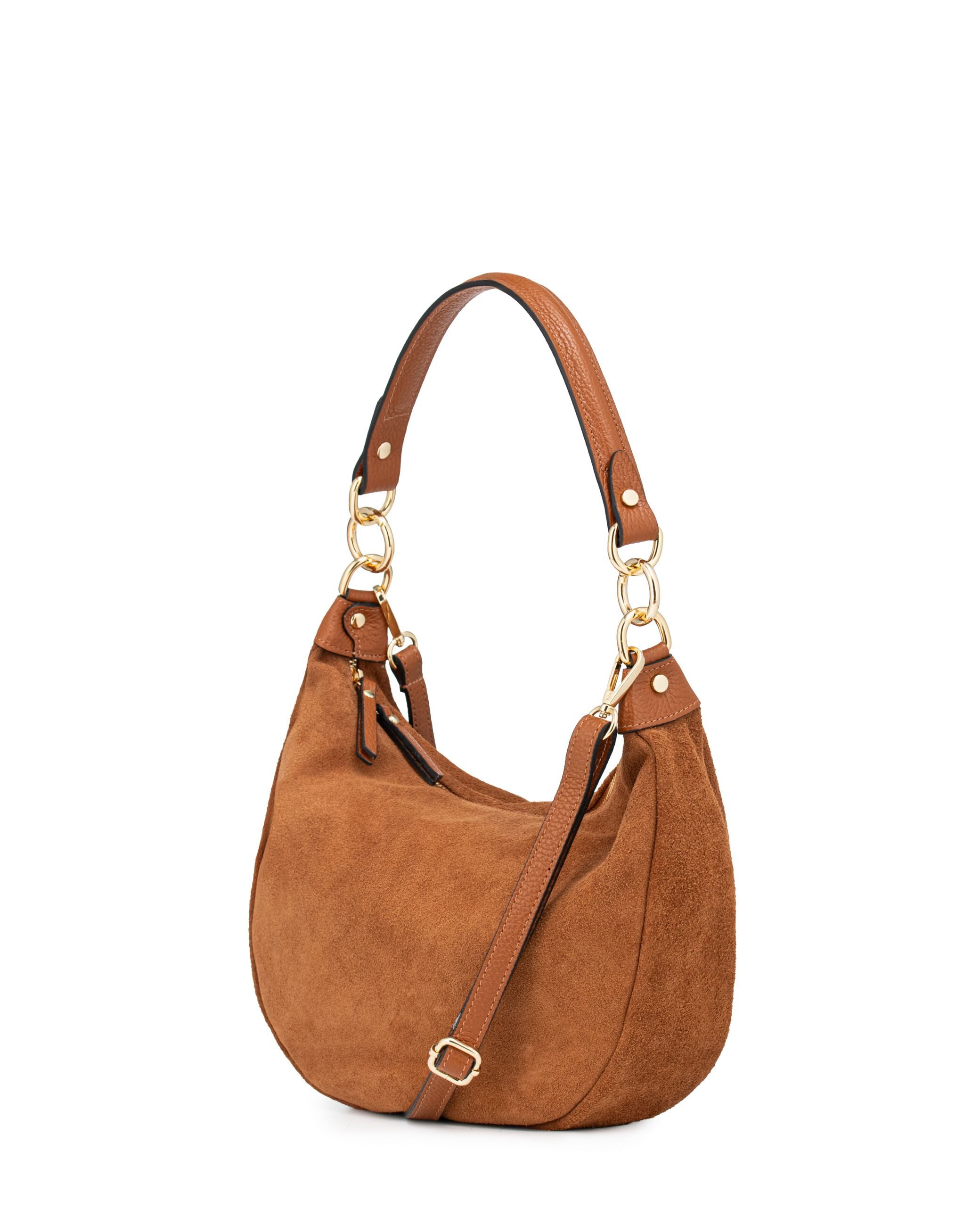 Caspar Schultertasche Leder Hobo Bag edle Damen Handtasche - PREMIUM LINE - günstig online kaufen