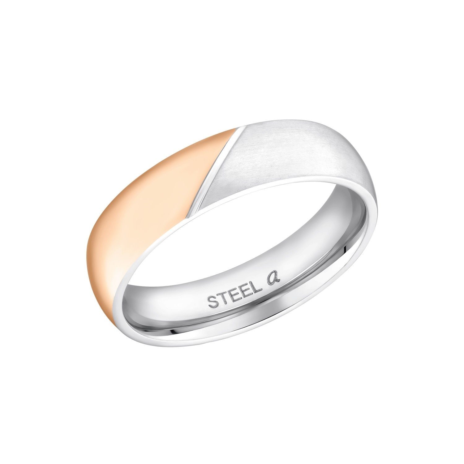 Amor Fingerring Amor Ring für Damen und Herren, Unisex, Edelstahl (Ring, 1-tlg)